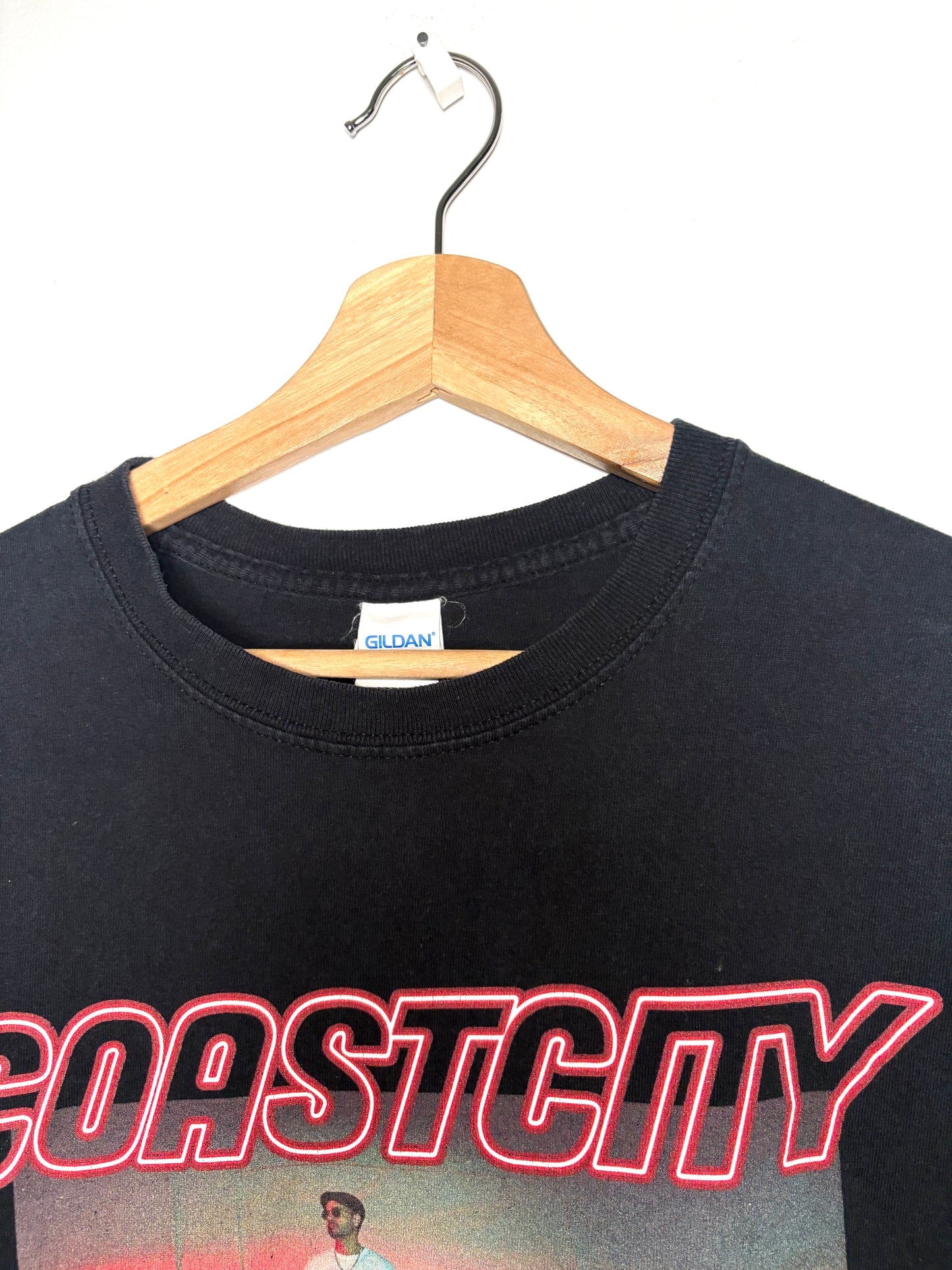 COASTCITY graphic Black Color T-shirt Size L