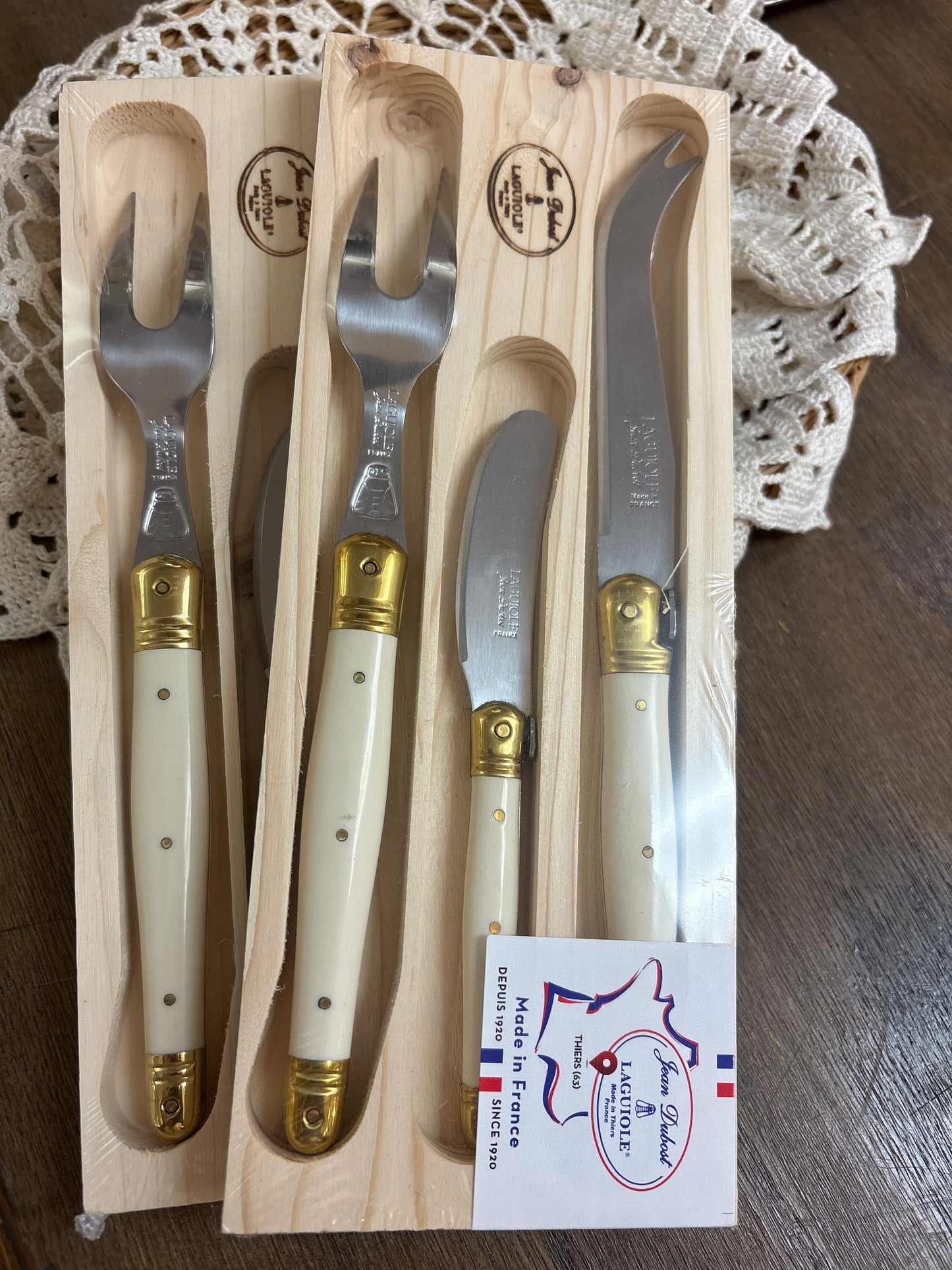 Jean Dubost 3pc Cheese Set