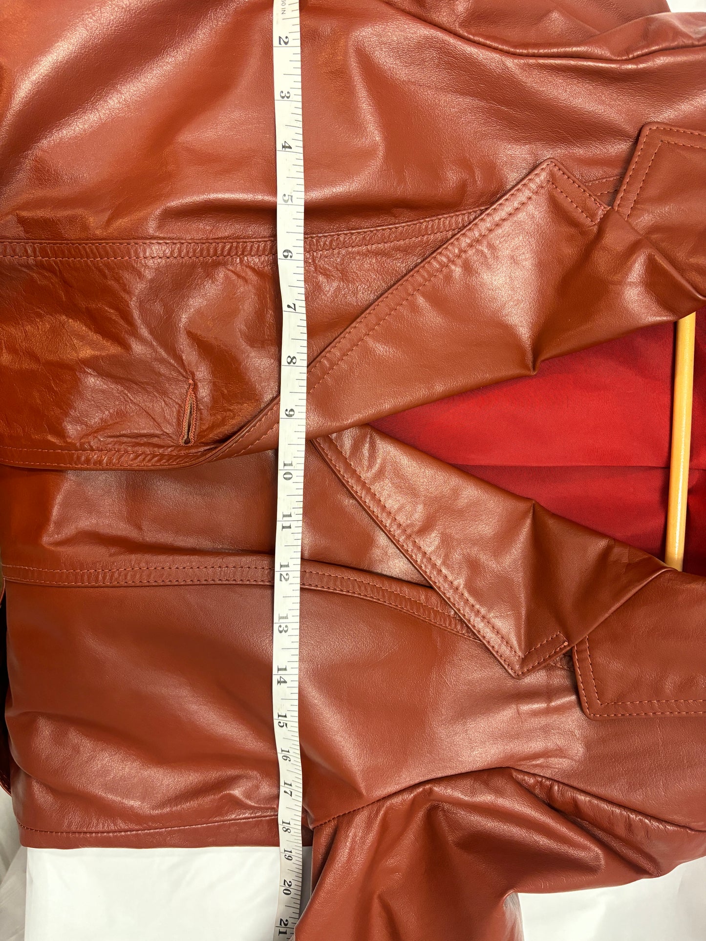 1970's Brown Leather Blazer Jacket