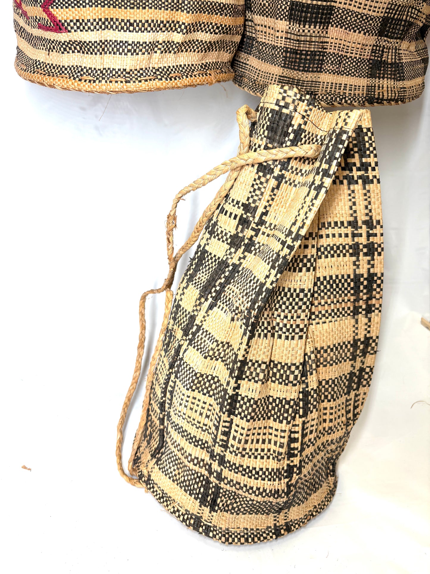 Vintage drawstring backpack