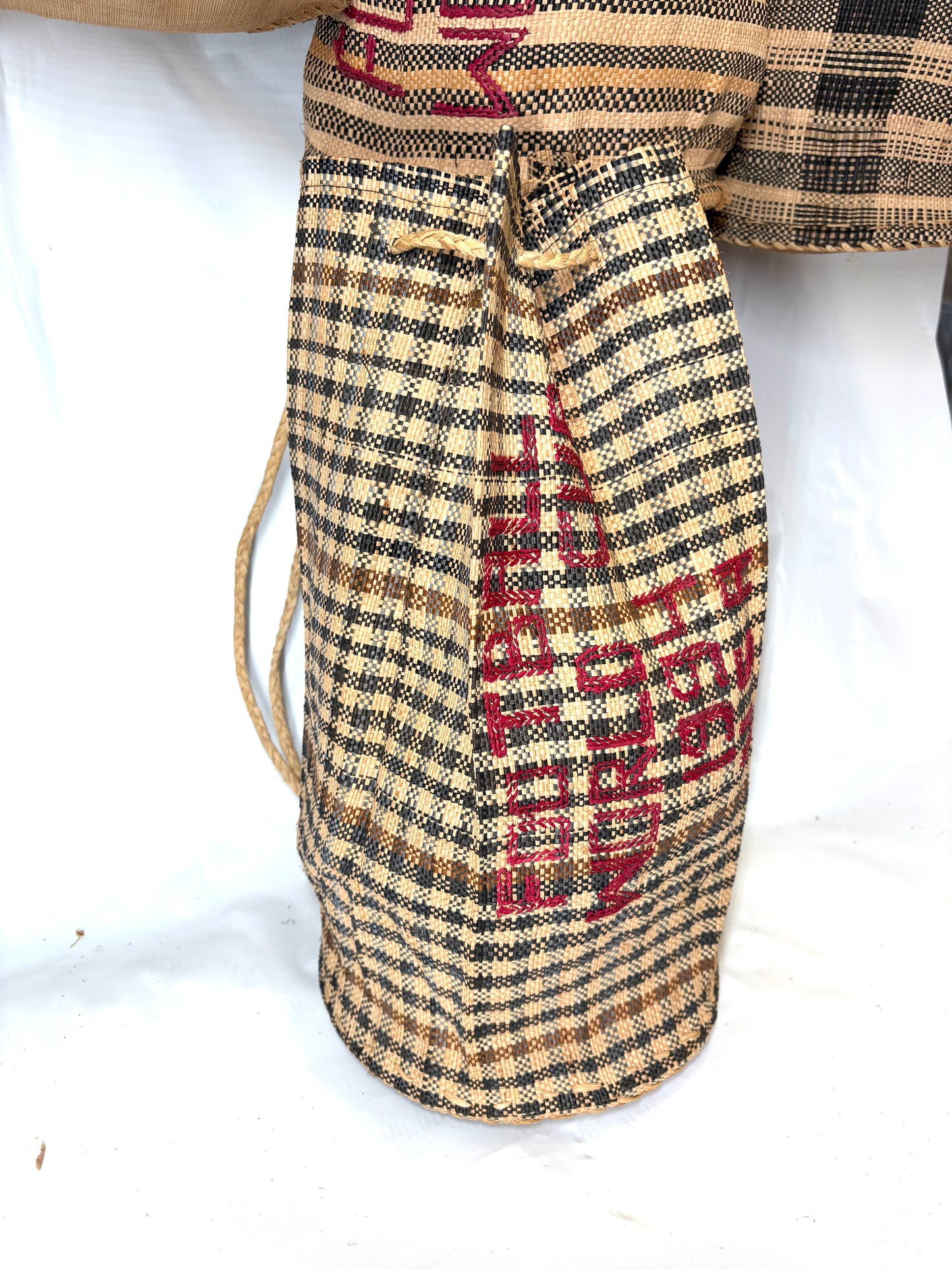 Vintage woven football World Cup 1994 USA drawstring backpack