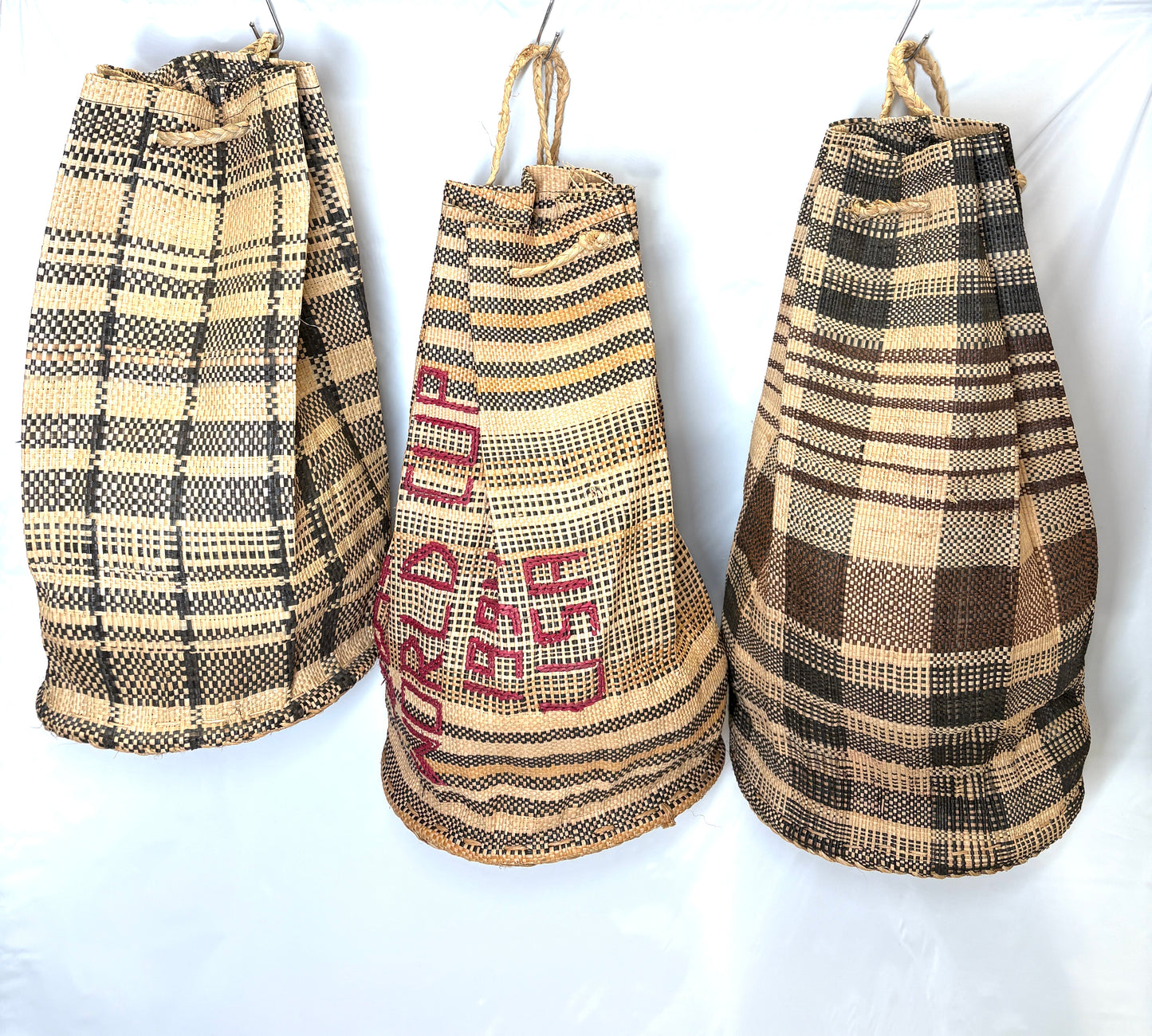 Vintage drawstring backpack