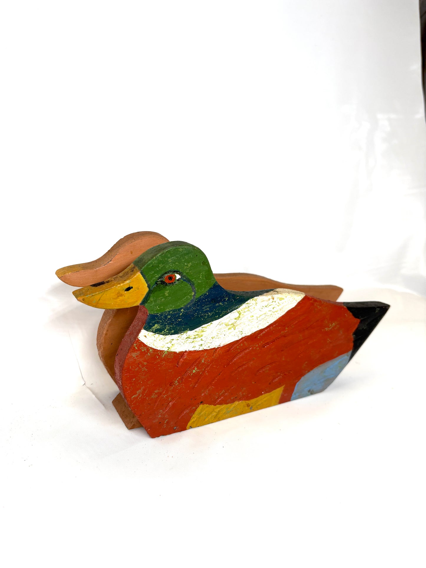Wooden Duck napkin
or letter holder