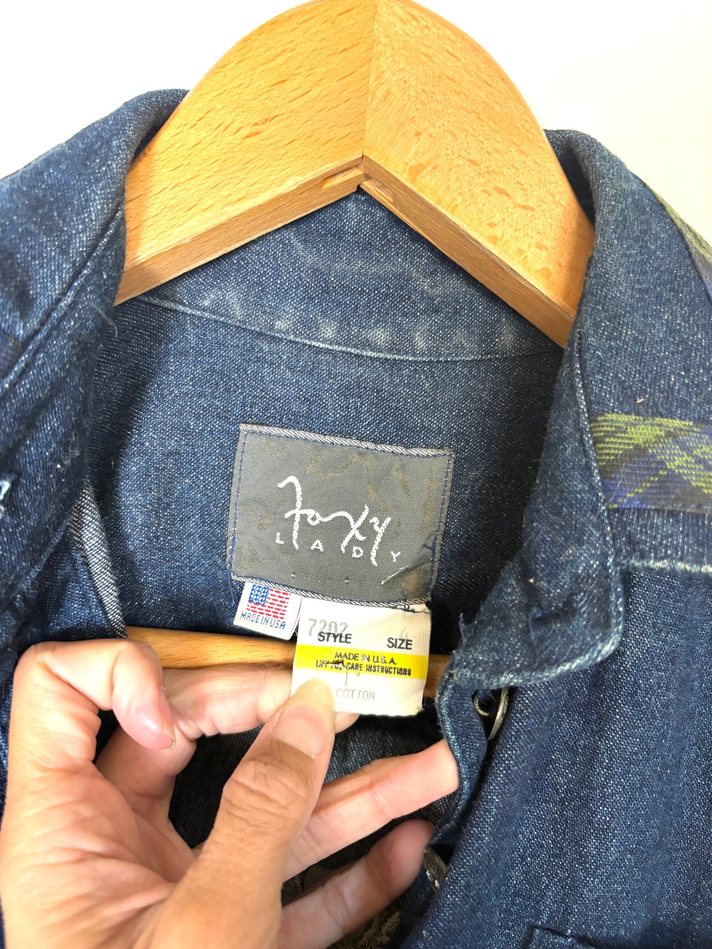 Vintage 80's Studded Denim Jumpsuit Blue Jean Romper Size 4 All Cotton