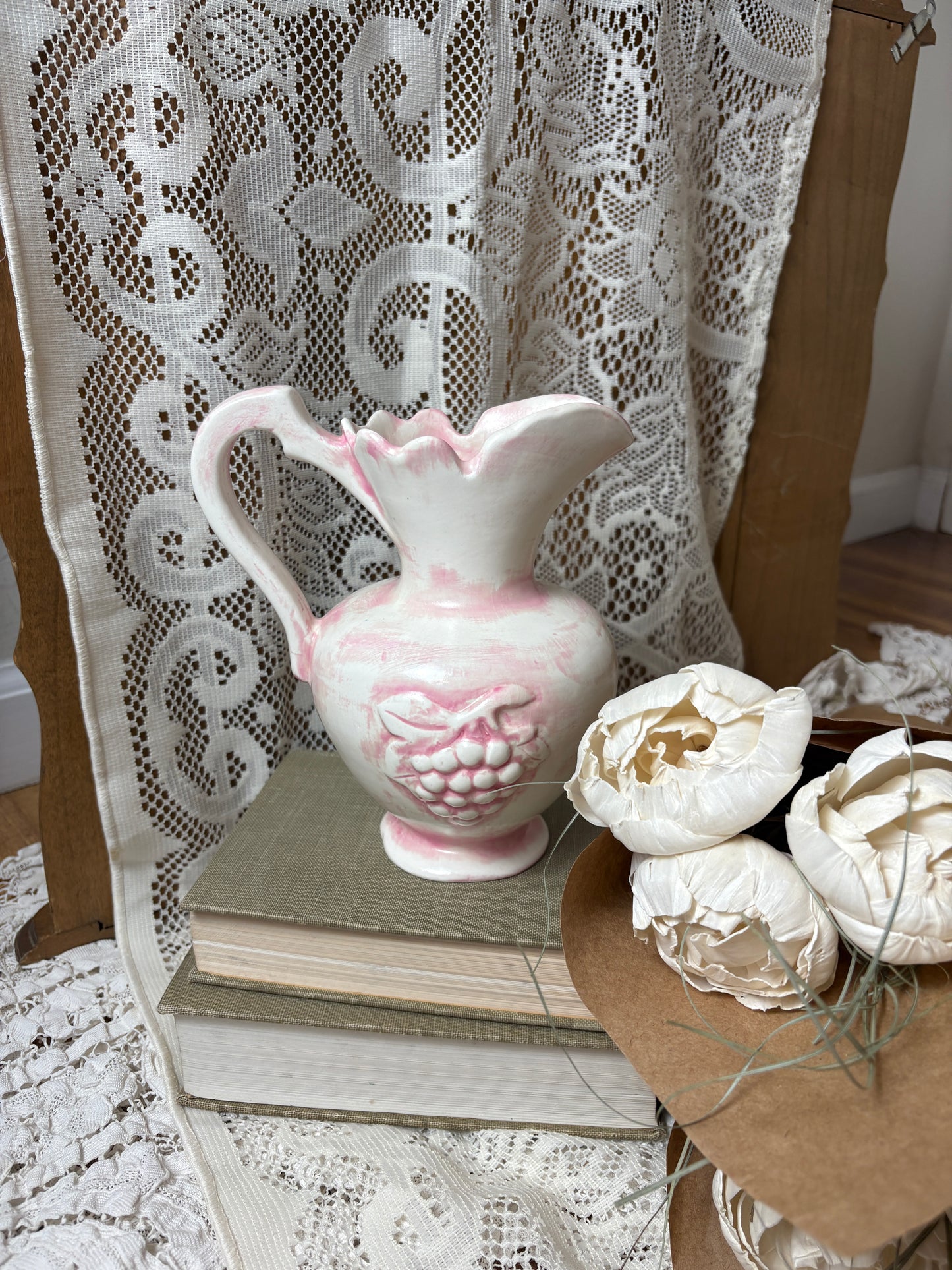 Vintage Double-Handled Pitcher (1940s)