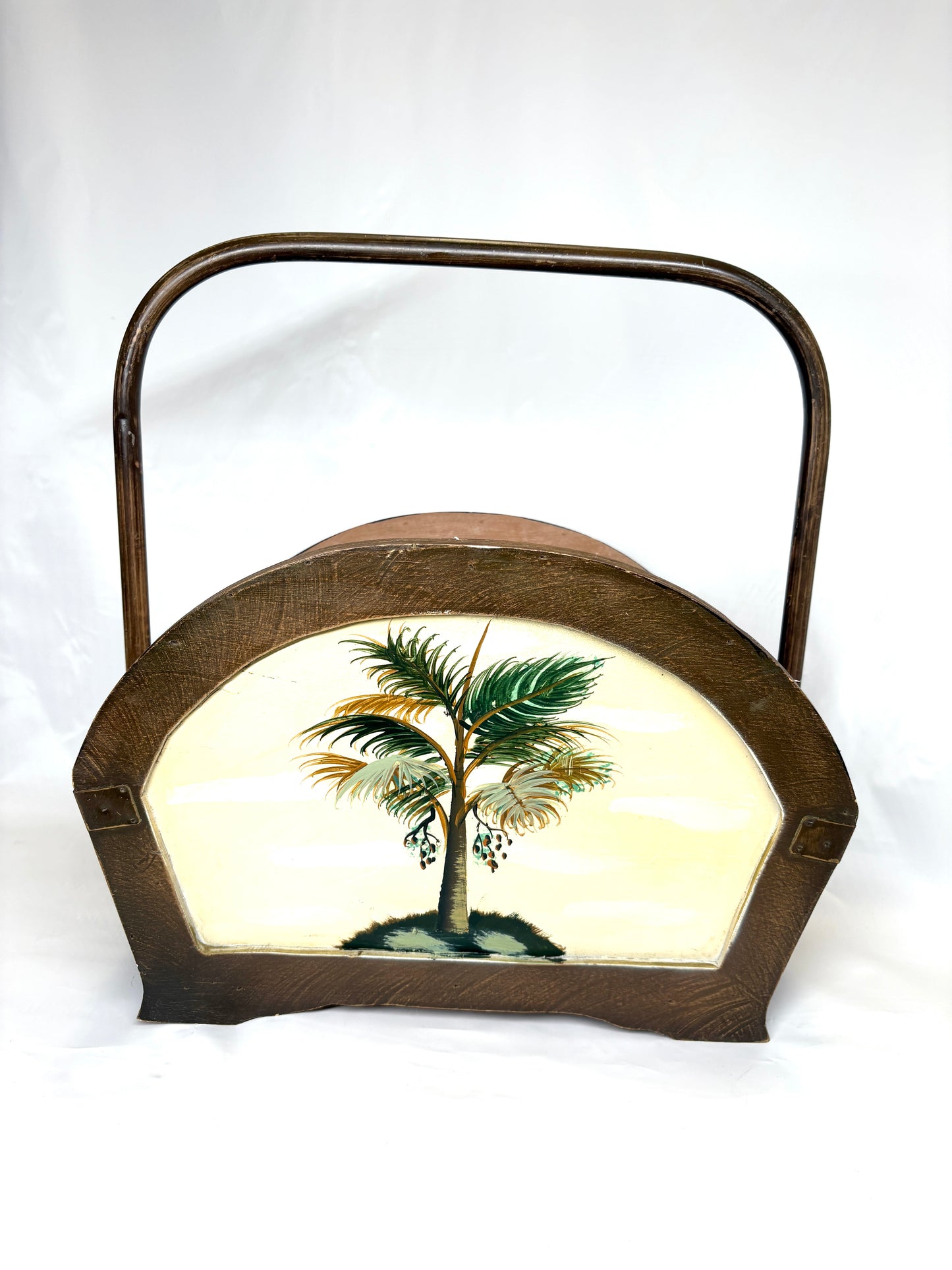 Hand Crafted Hawaiian Tropical Decorative Wood Storage Box
