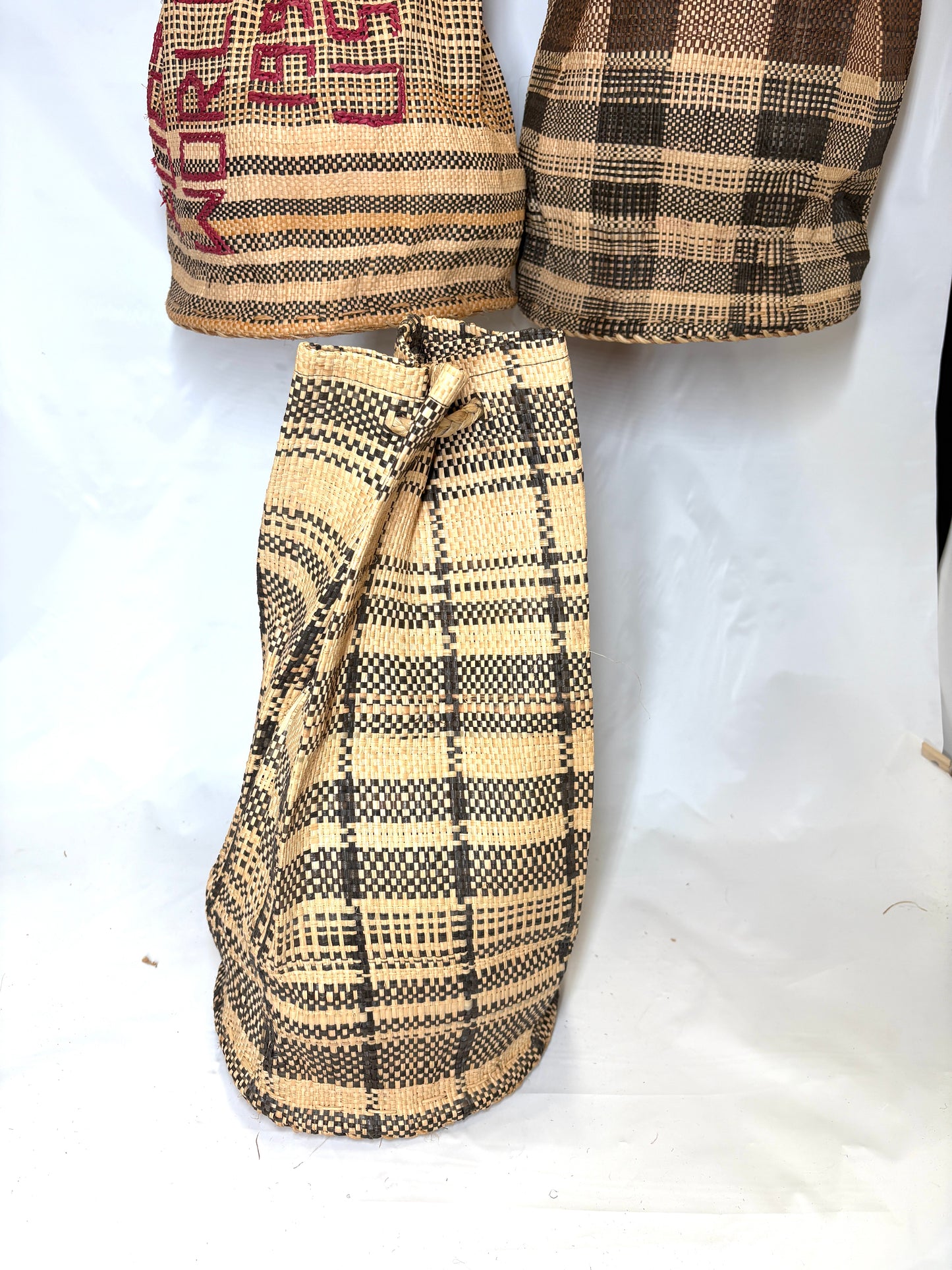 Vintage drawstring backpack