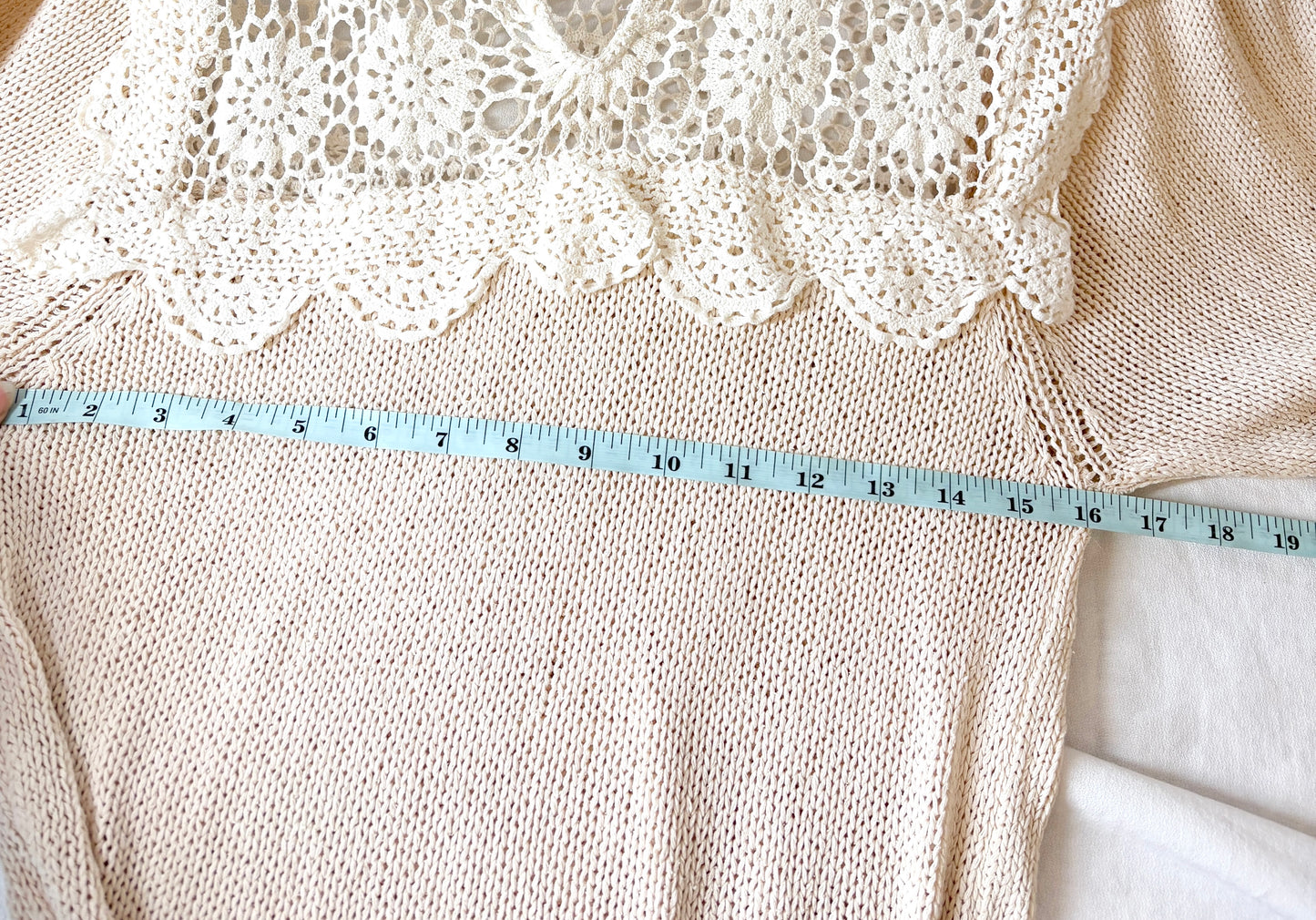 Timeless Crochet Lace Sweater