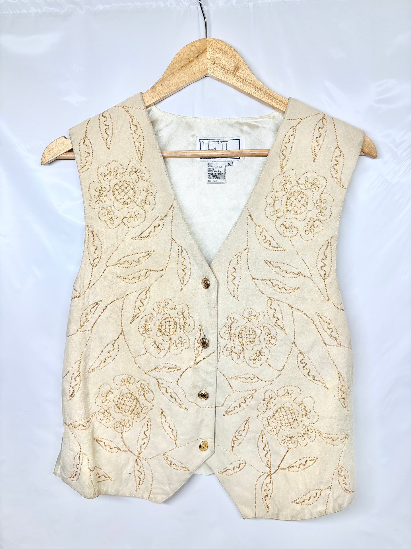 Erez Levy Embroidered Western Vest