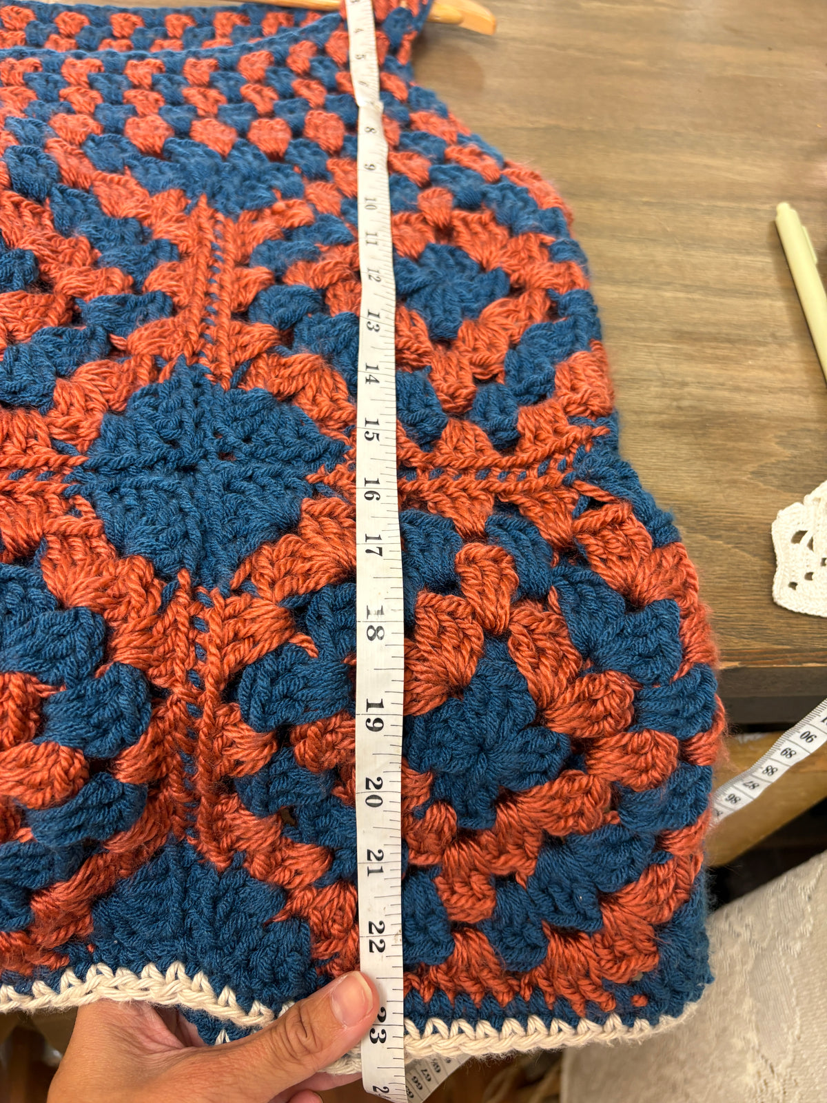 Handmade crochet tank top from a local maker.