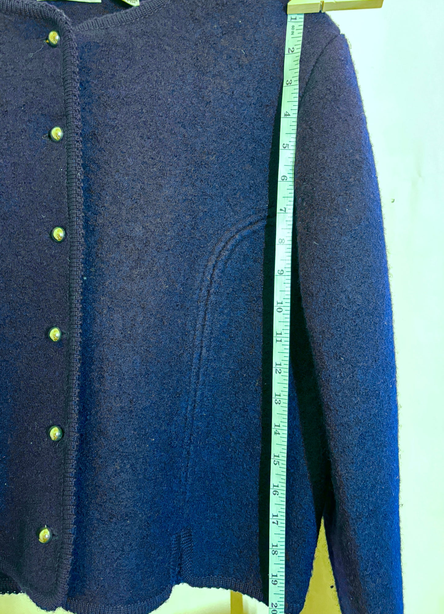 1990s Carroll Reed Wool Knit Cardigan