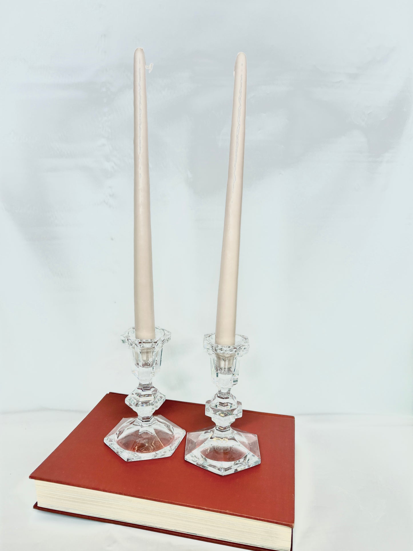 Golden Crown Genuine Lead Crystal Candle