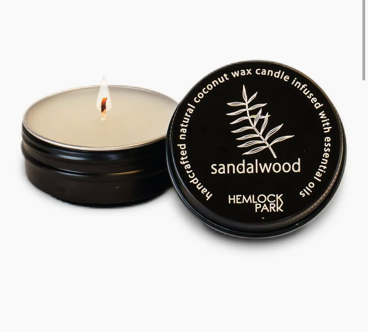 Sandalwood | 1 oz Travel Size Tea Light Candle