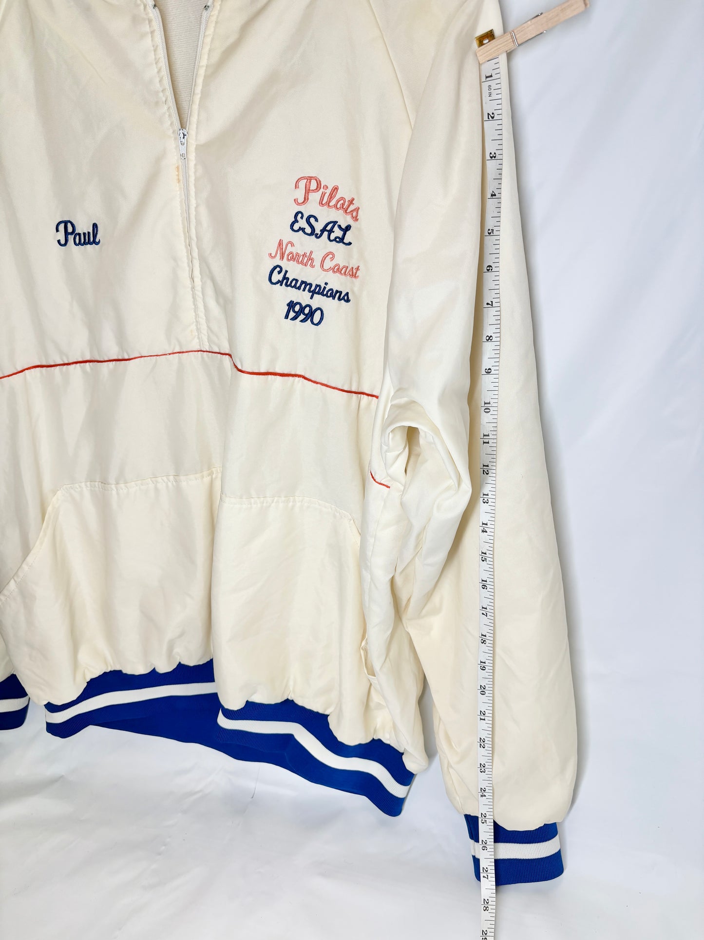 Vintage 1990 “Paul” Pilato Windbreaker XL