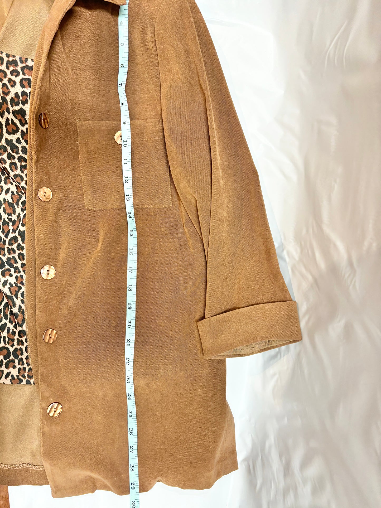 Leopard Peek Vintage Jacket
