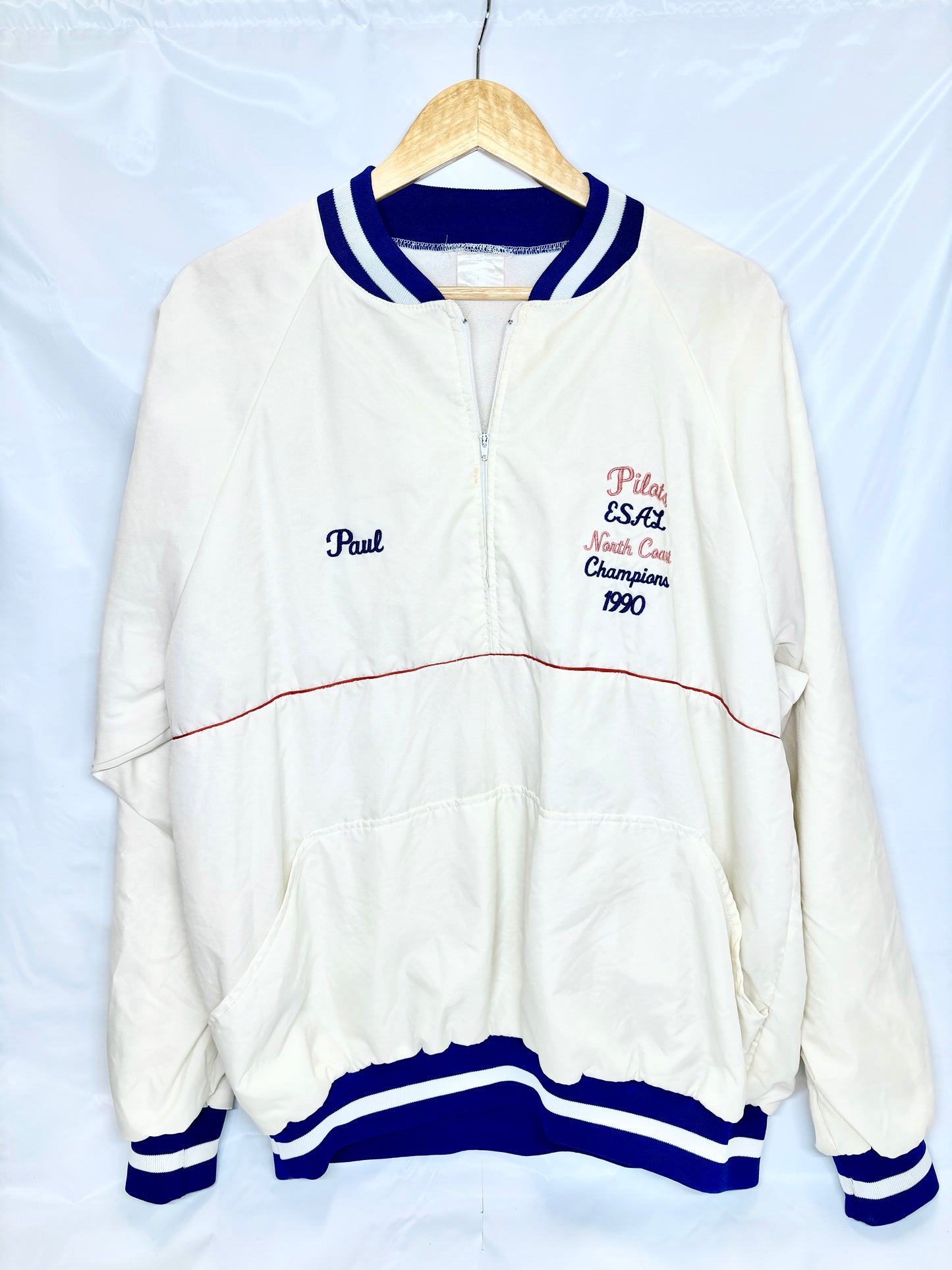 Vintage 1990 “Paul” Pilato Windbreaker XL