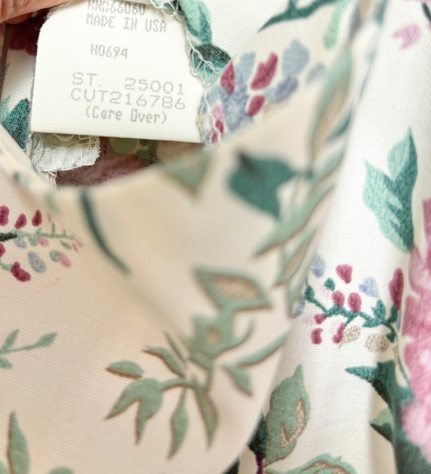 Vintage 1990s Floral Shift Dress