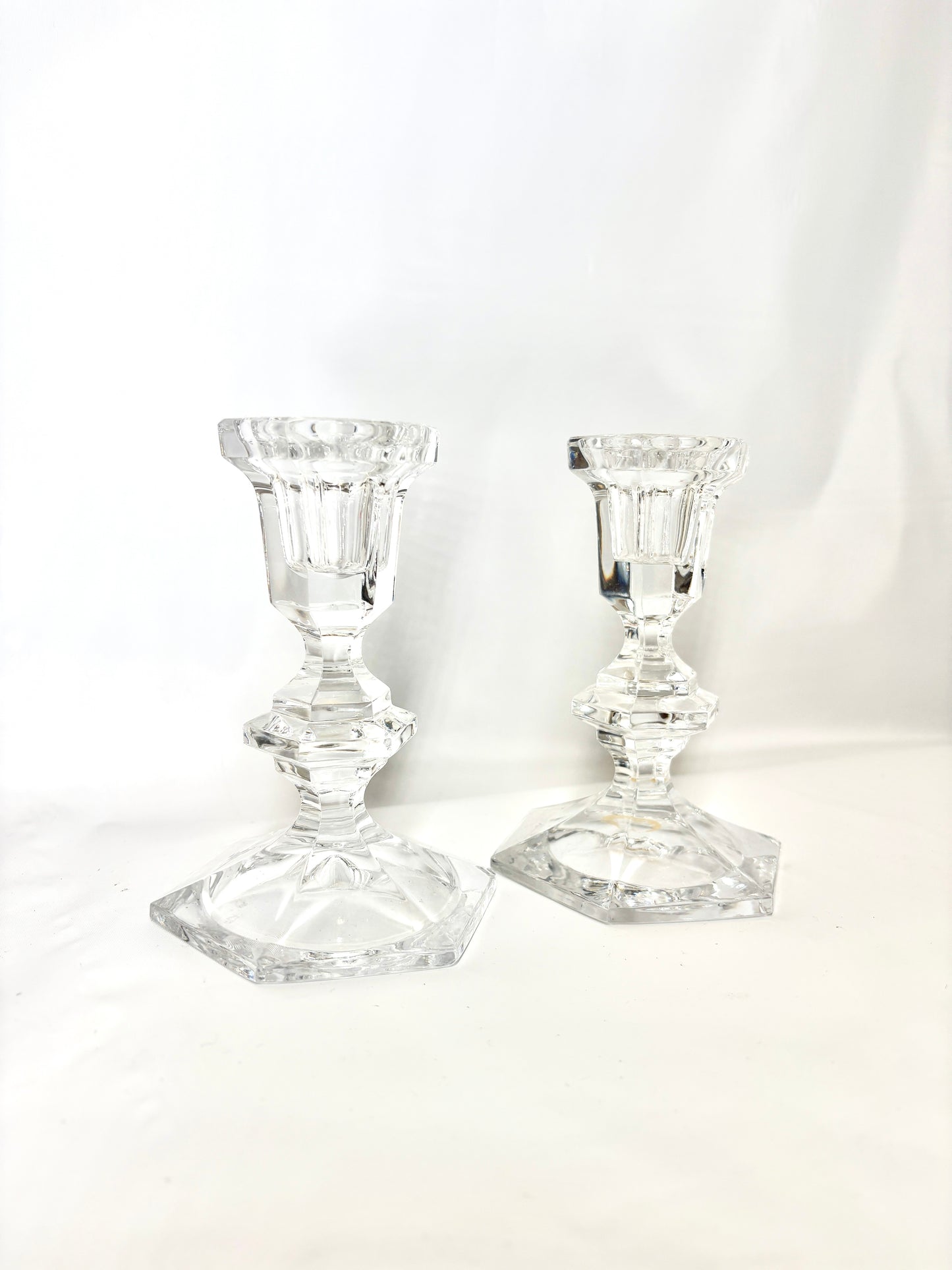 Golden Crown Genuine Lead Crystal Candle