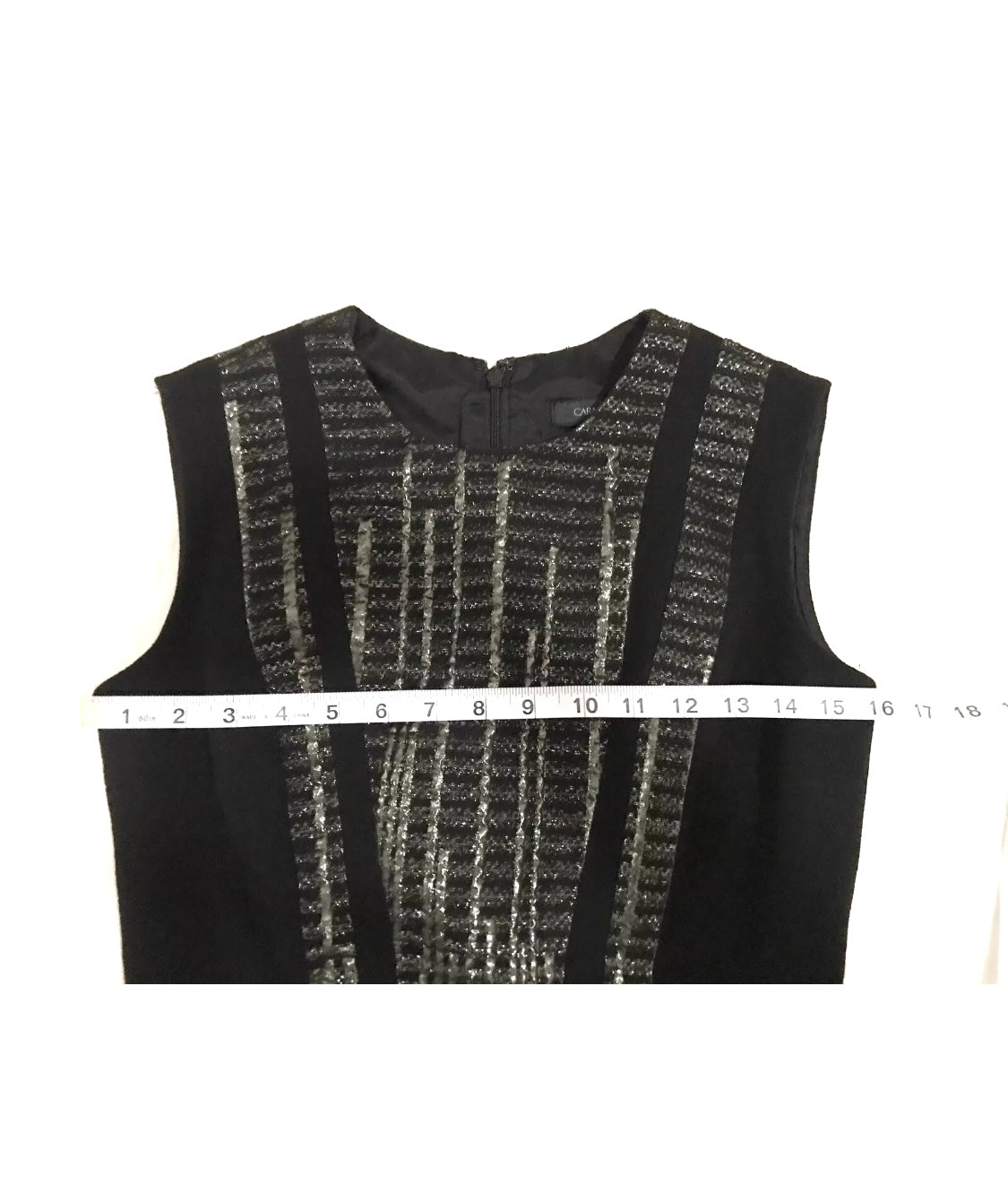 Carmen Marc Valvo Casual black Dress sleeveless