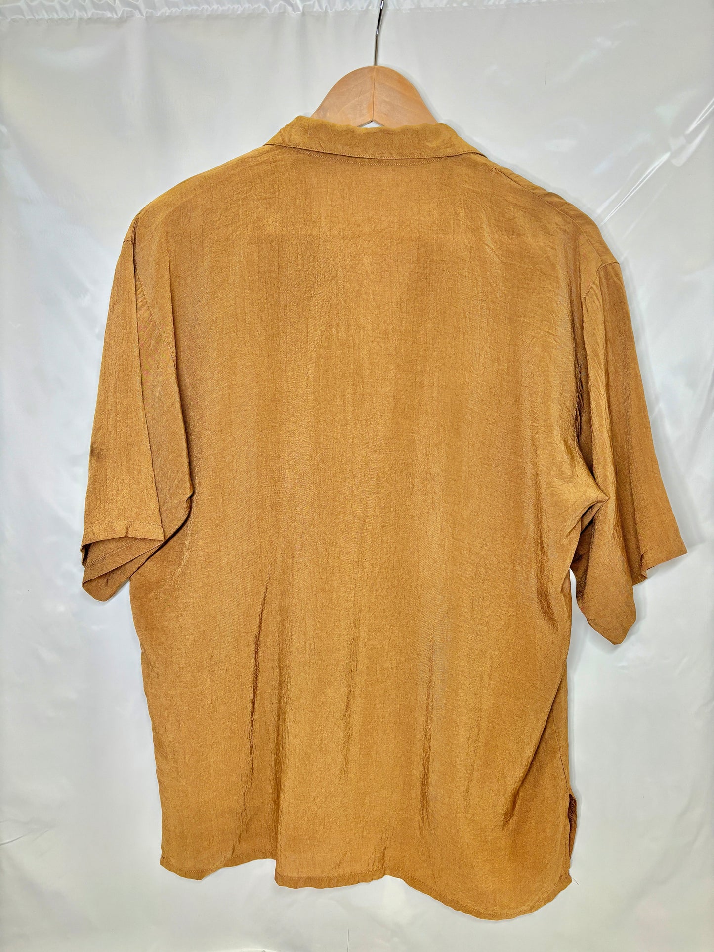 Vintage 90s Rust Brown Shirt by Florfina