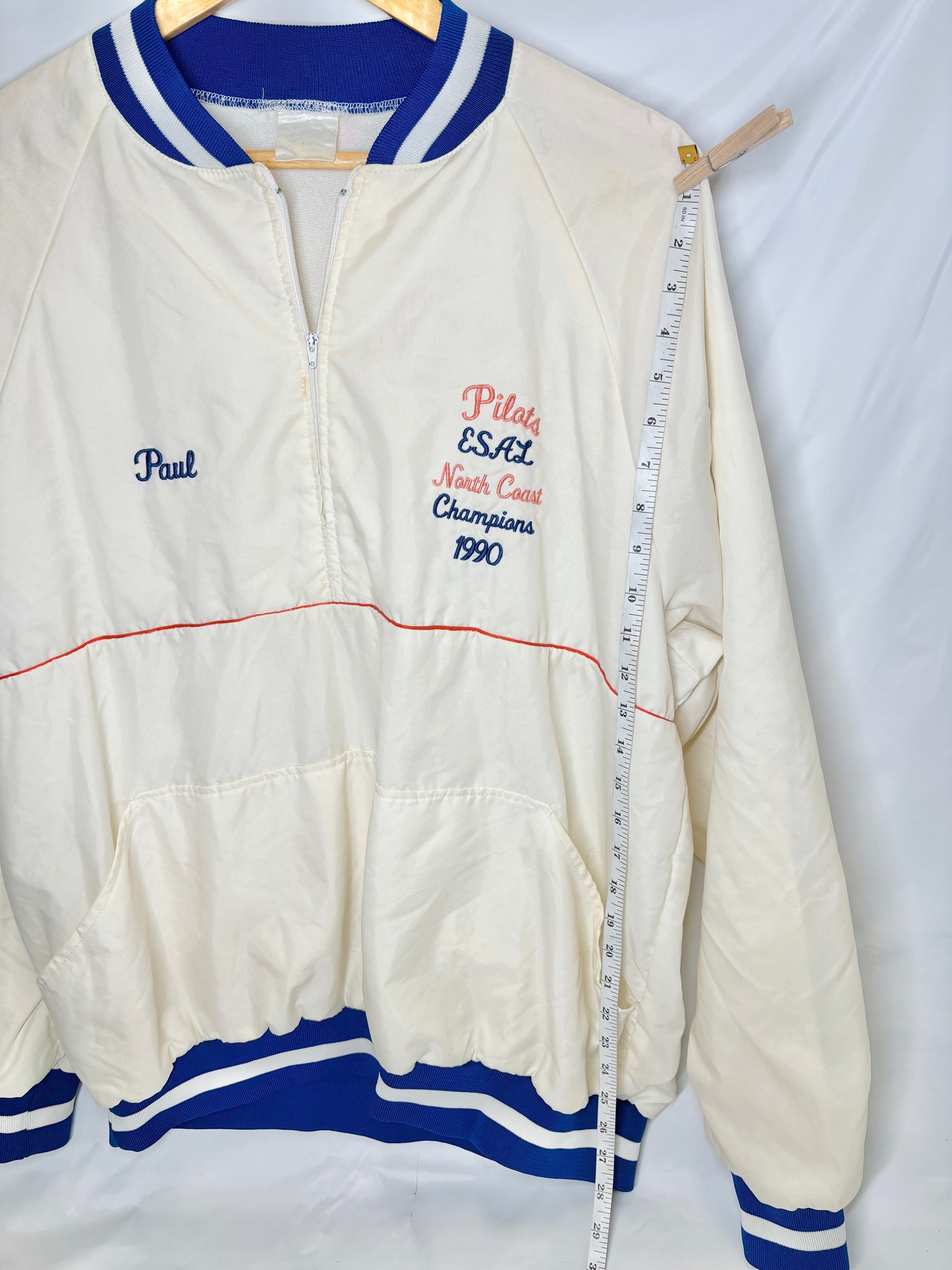 Vintage 1990 “Paul” Pilato Windbreaker XL
