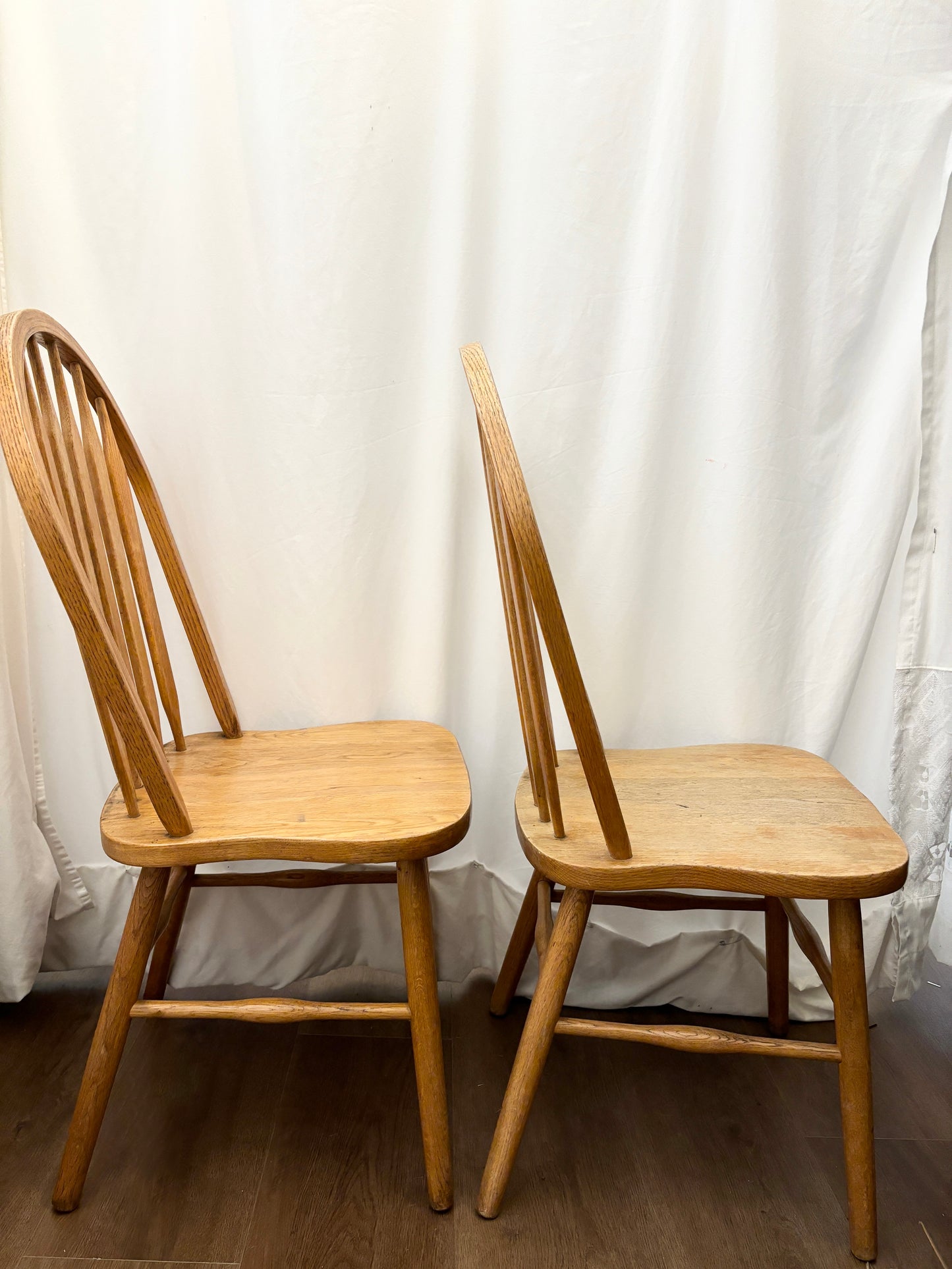 Windsor Style Dining Chairs – Set of 2