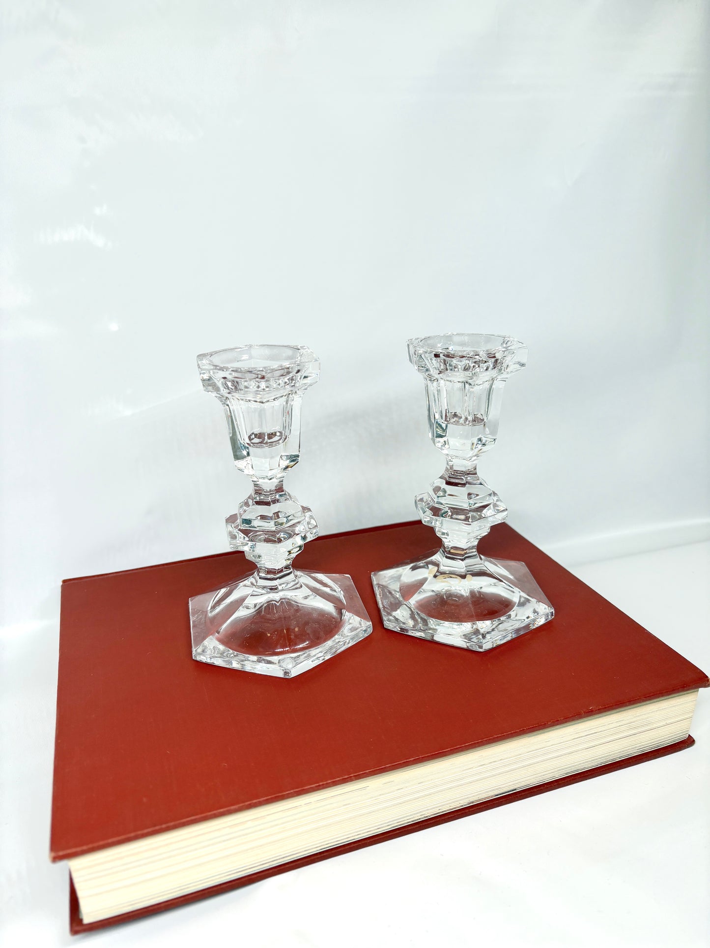 Golden Crown Genuine Lead Crystal Candle