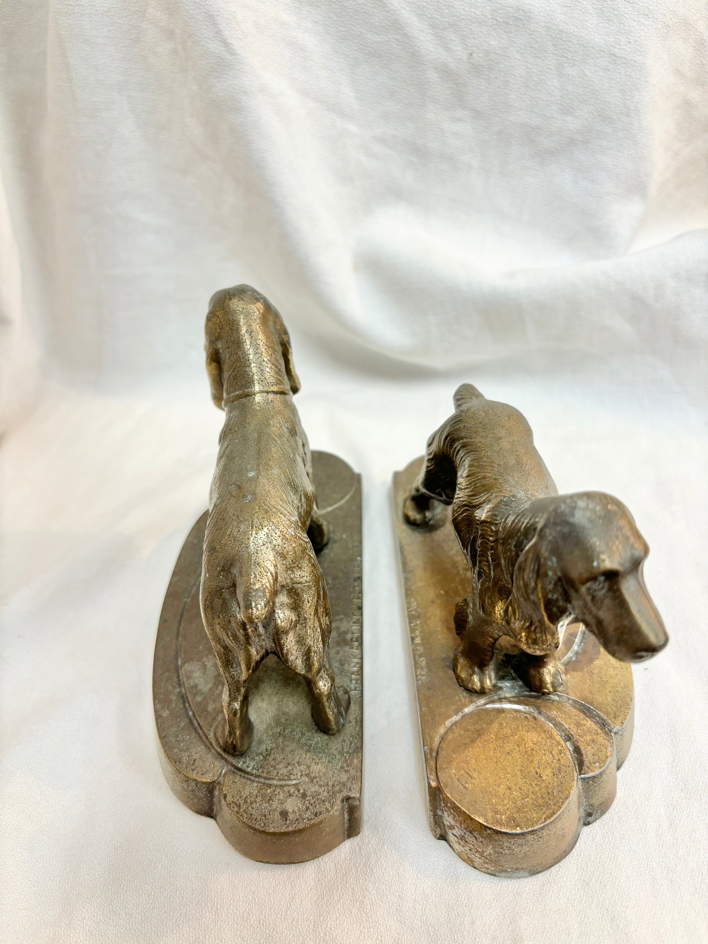 Antique Art Deco Spaniel Dog Bookend
