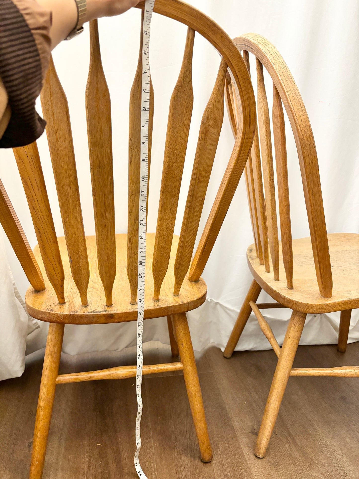 Windsor Style Dining Chairs – Set of 2