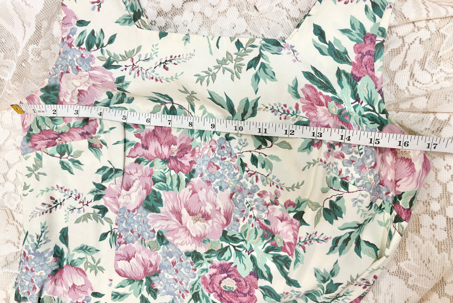Vintage 1990s Floral Shift Dress