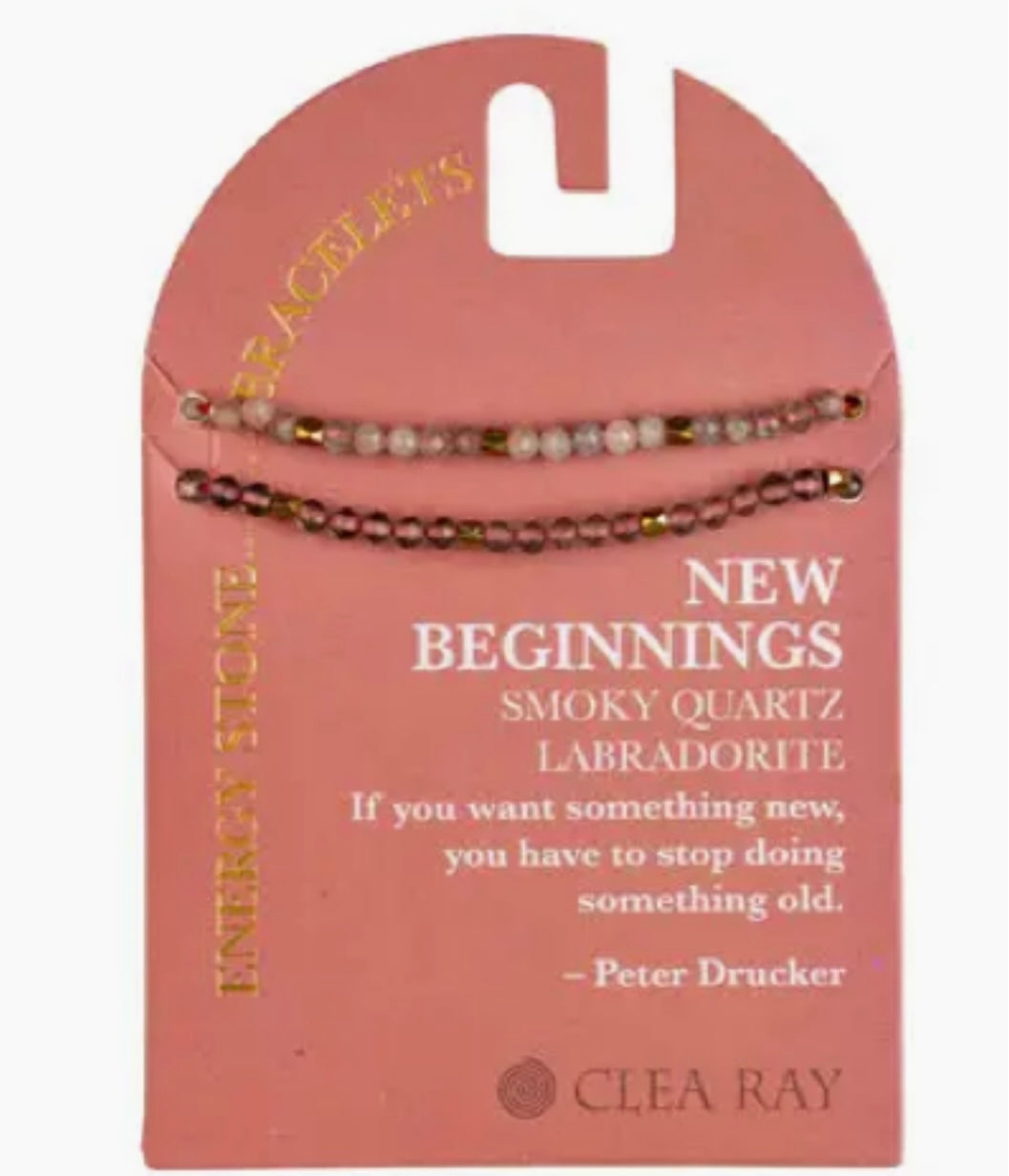 New beginnings Stone Bracelets