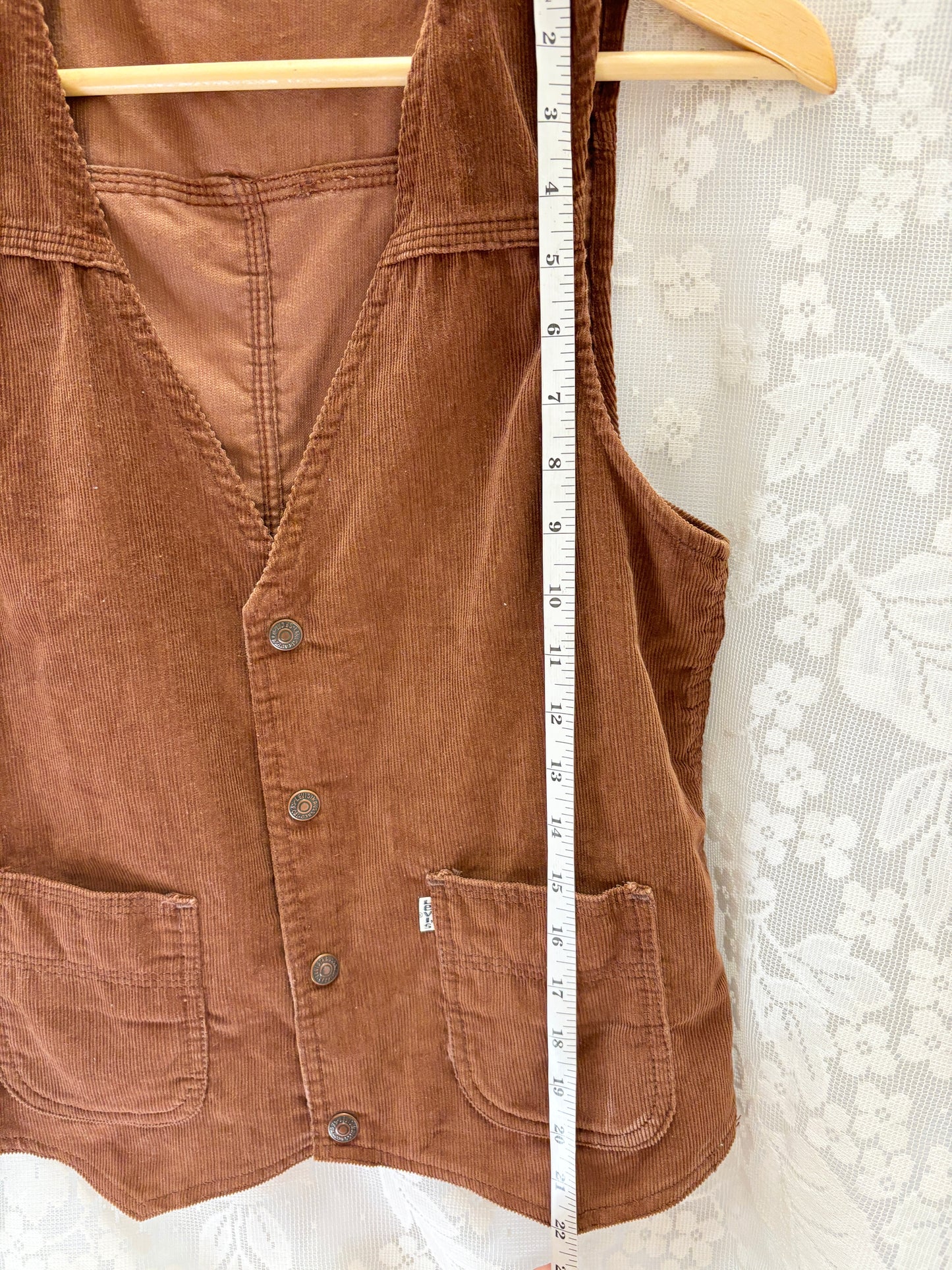 Vintage 90s Levi's Corduroy Vest