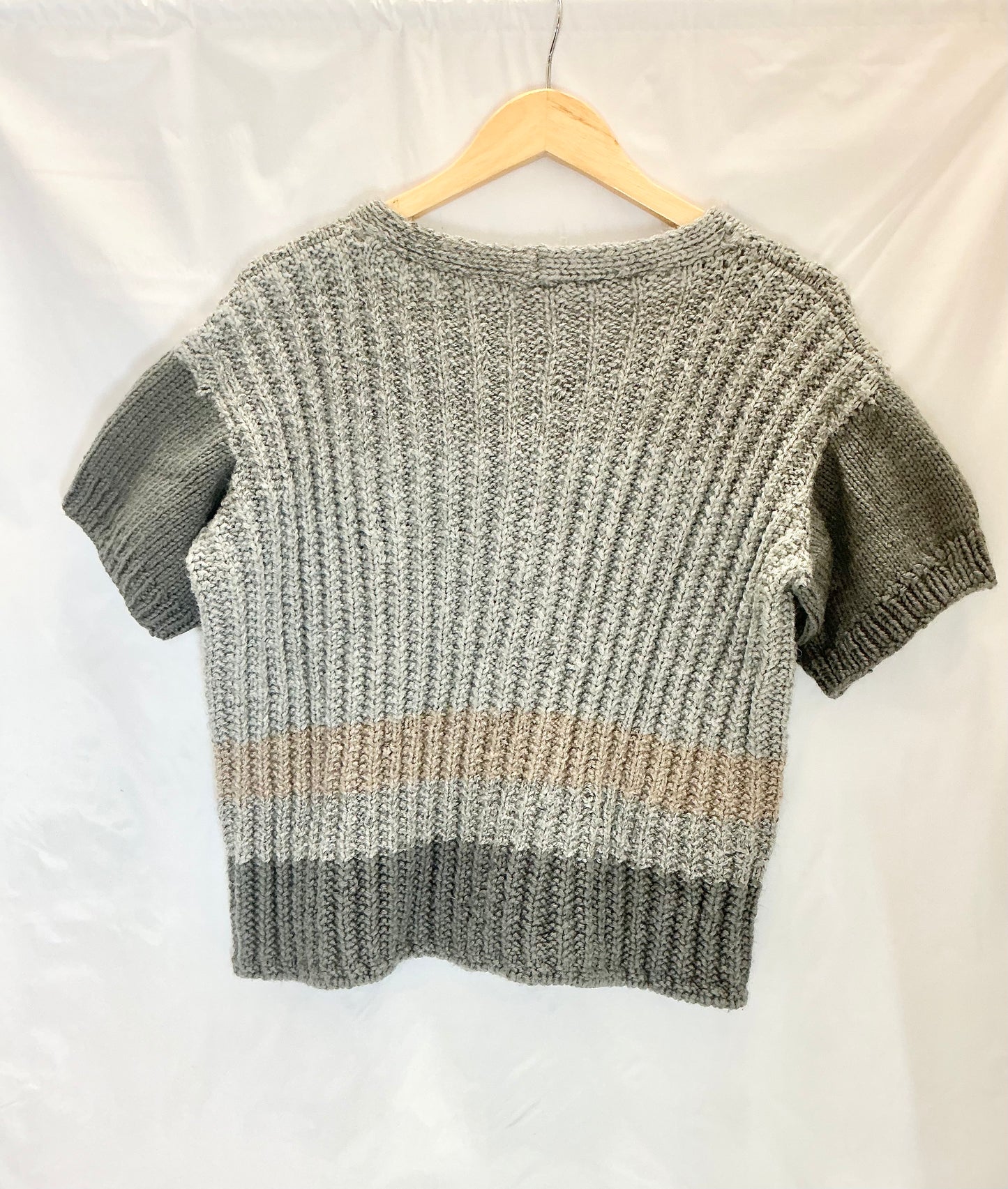 Handmade Knit Button-Up Cardigan