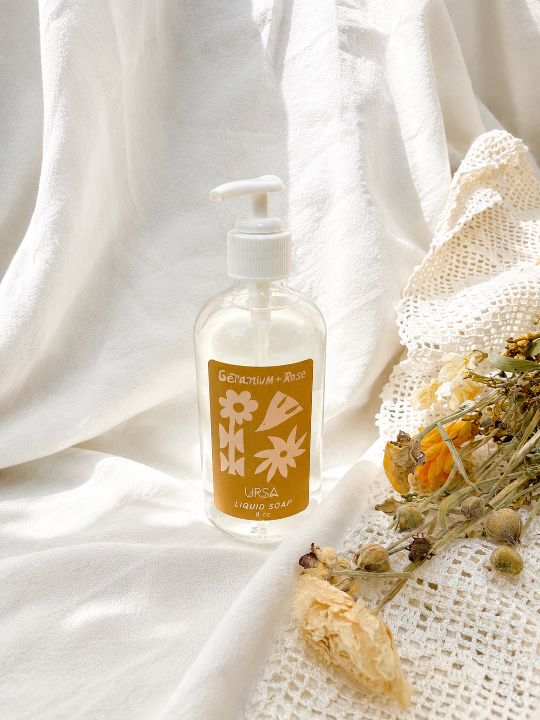 Geranium + Rose Liquid Soap