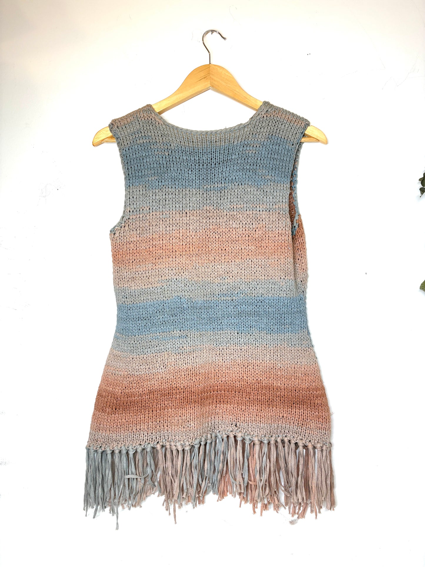 Boho Knit Fringe Tunic