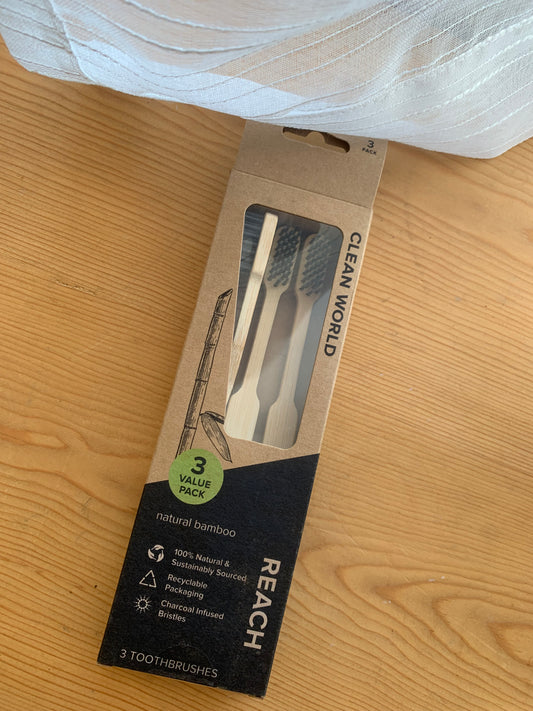 Bamboo soft toothbrush