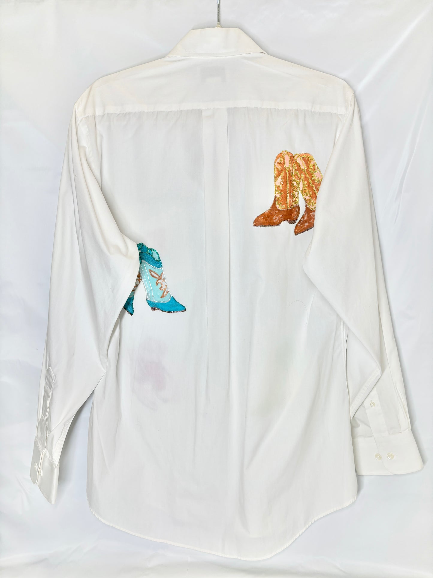 Vintage Hand-Painted Cowboy