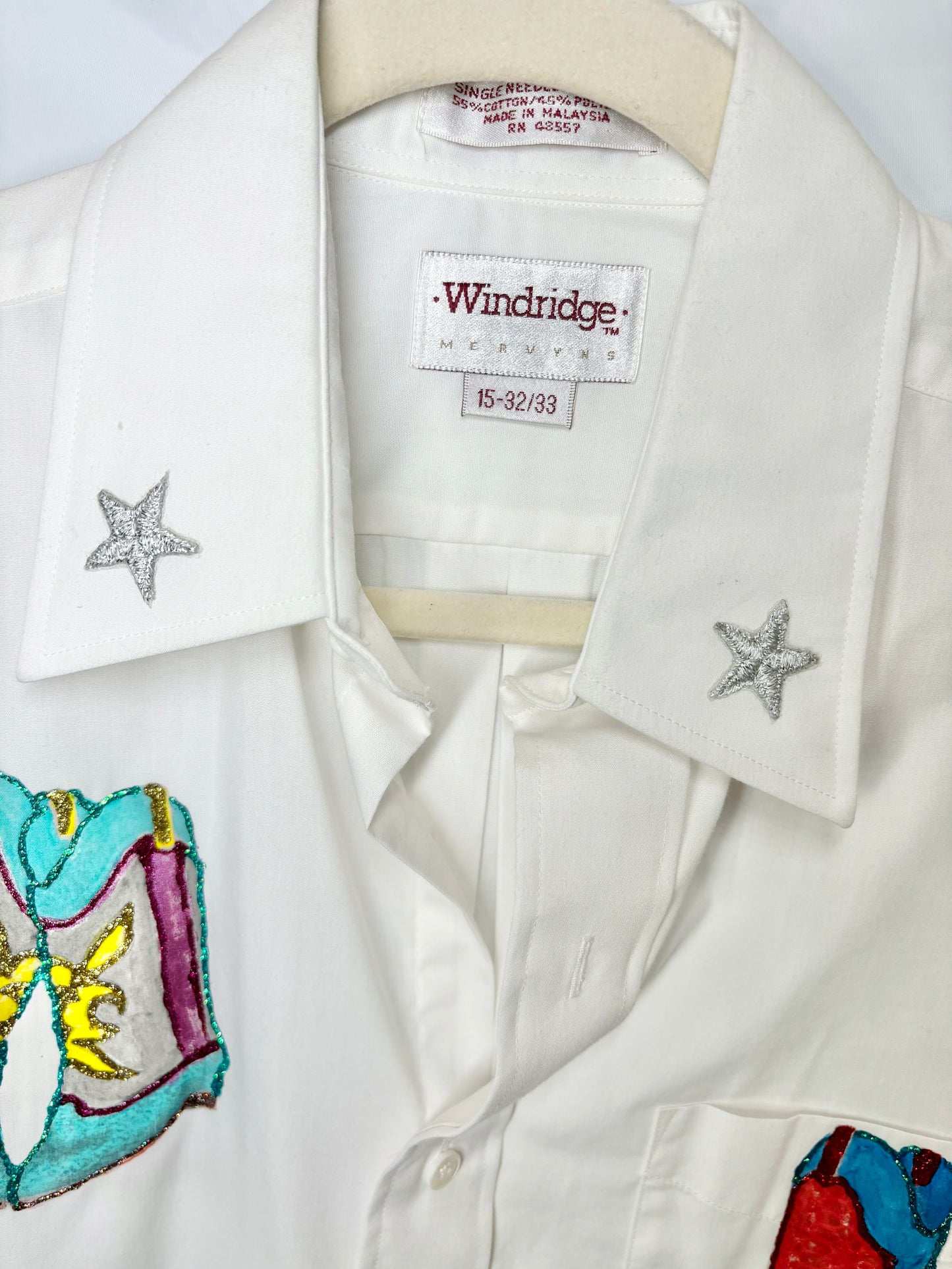 Vintage Hand-Painted Cowboy