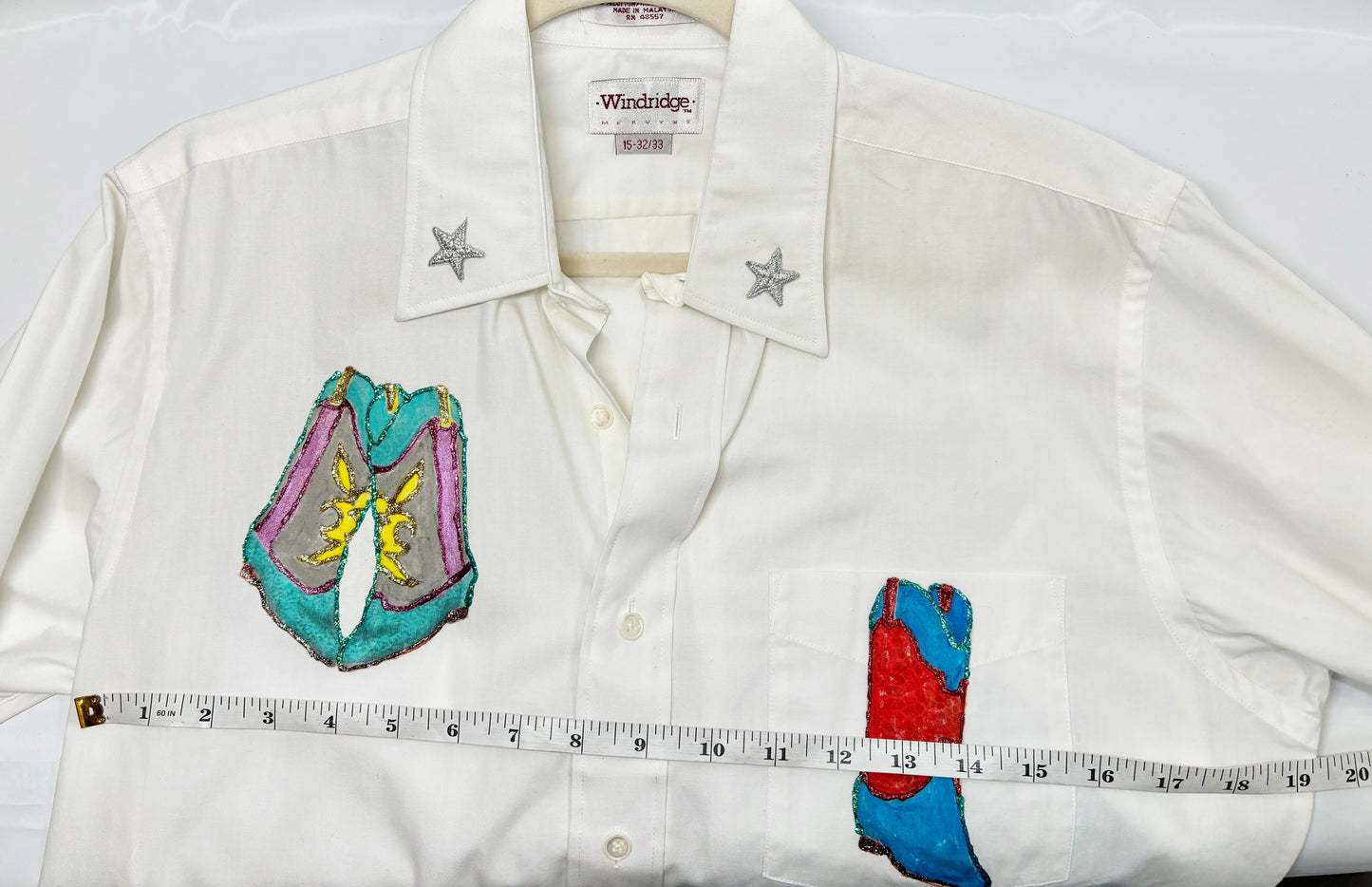 Vintage Hand-Painted Cowboy