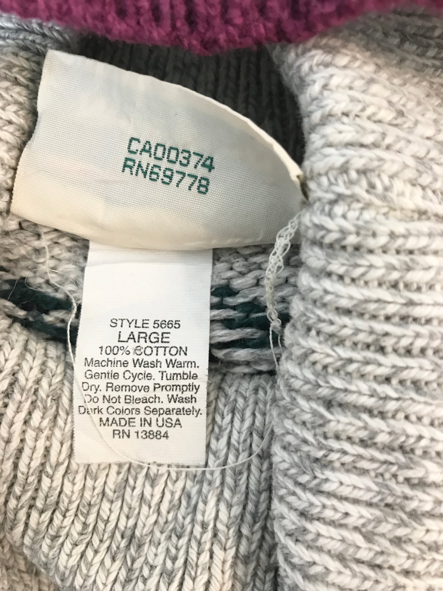 Vintage Northern Reflections Sweater Size Large