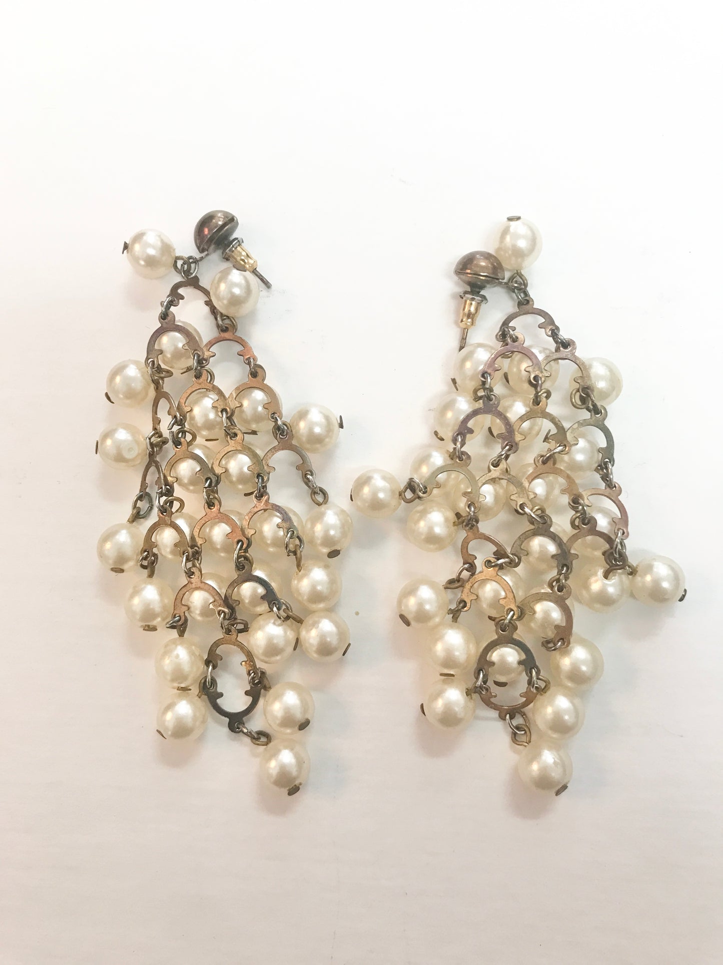 Vintage Pearl Chandelier Earring