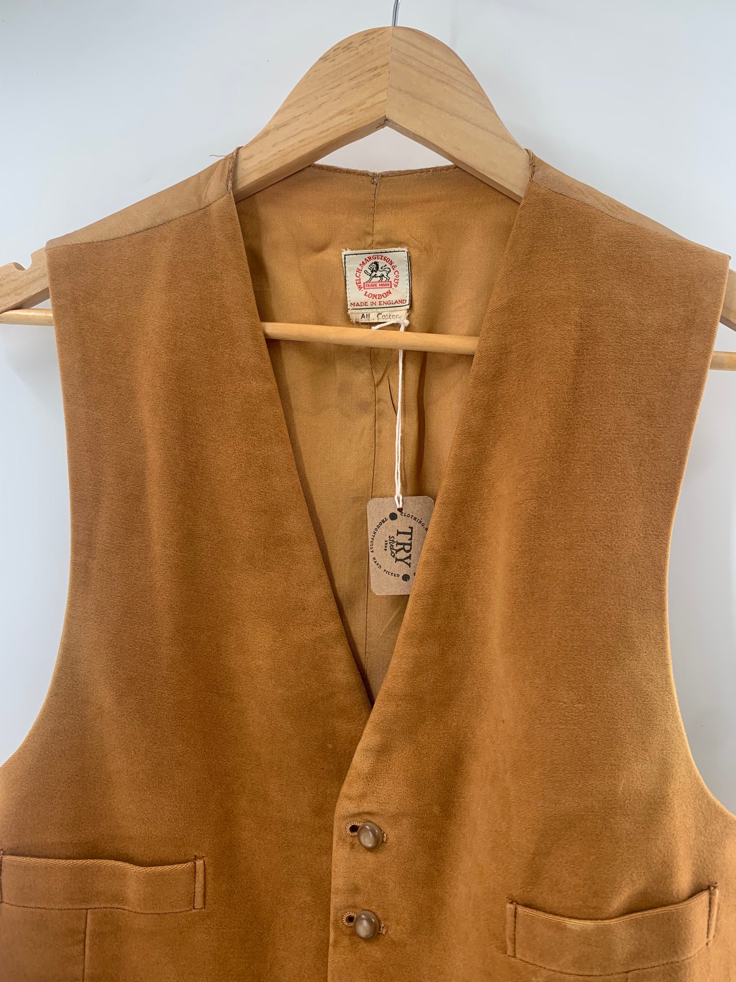 Vintage vest made in England