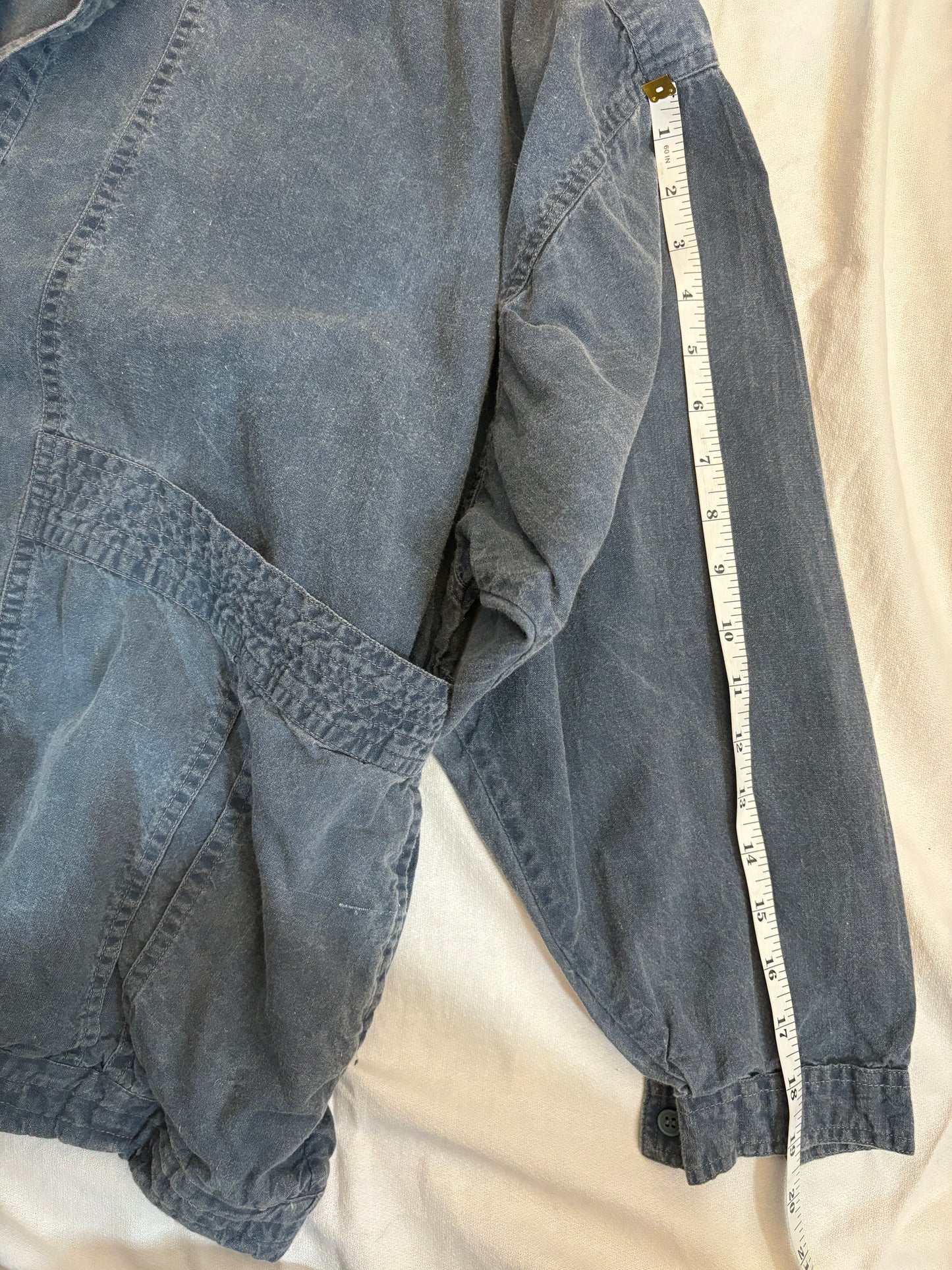 White Wash Oversized Pullover shirt