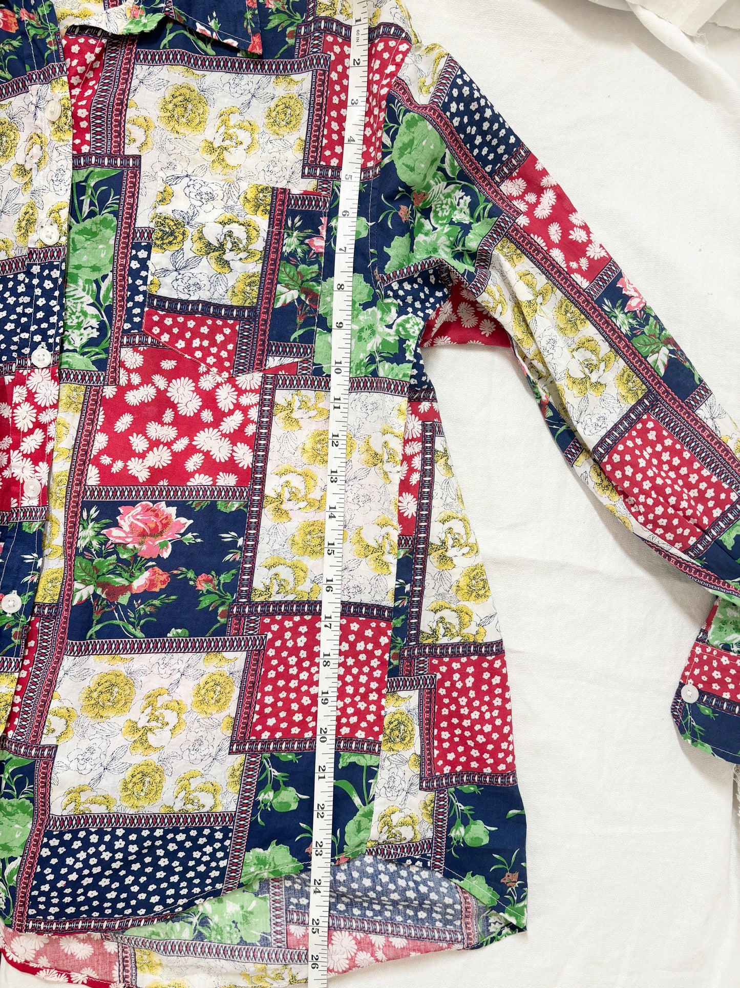 Floral vibe shirt button up