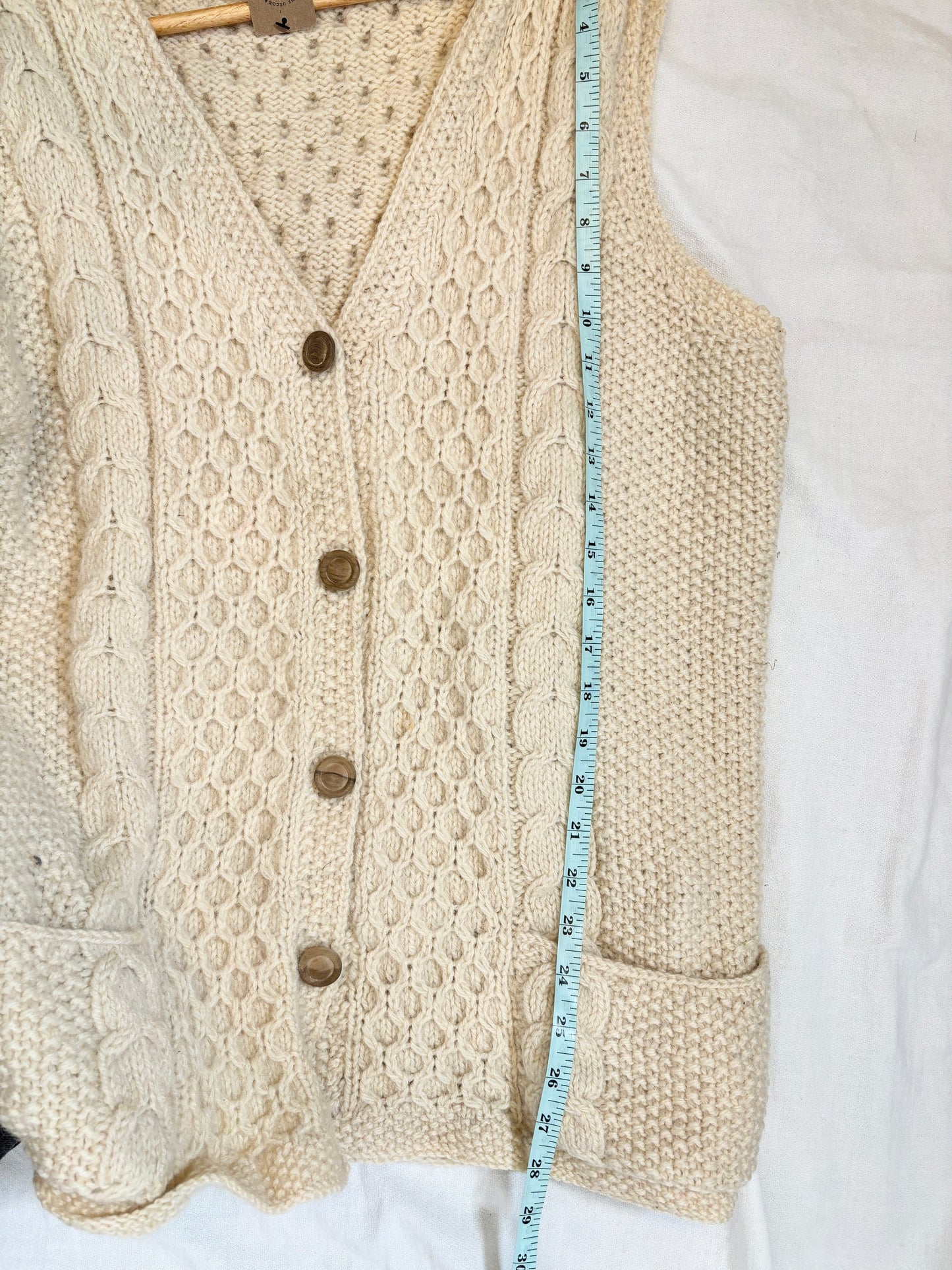 Vintage Hand-Knit  Vest