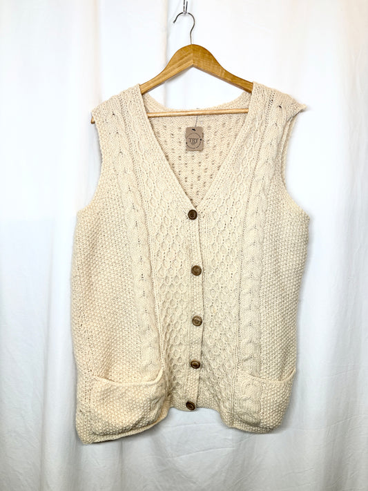 Vintage Hand-Knit  Vest