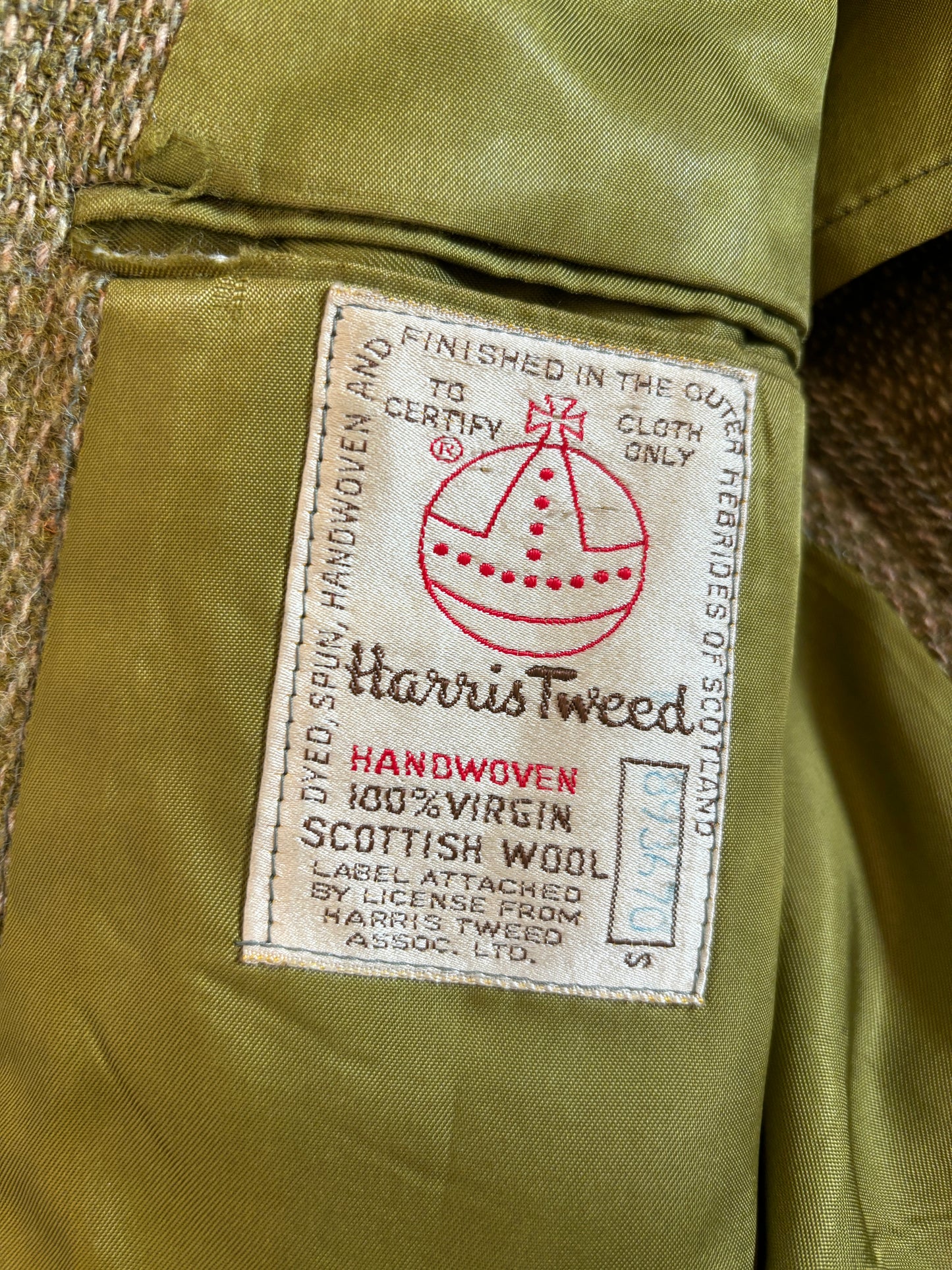 Harris Tweed Blazer Virgin Scottish Wool