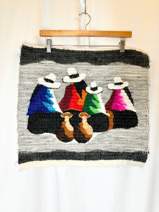Folk Art Scene  Handwoven