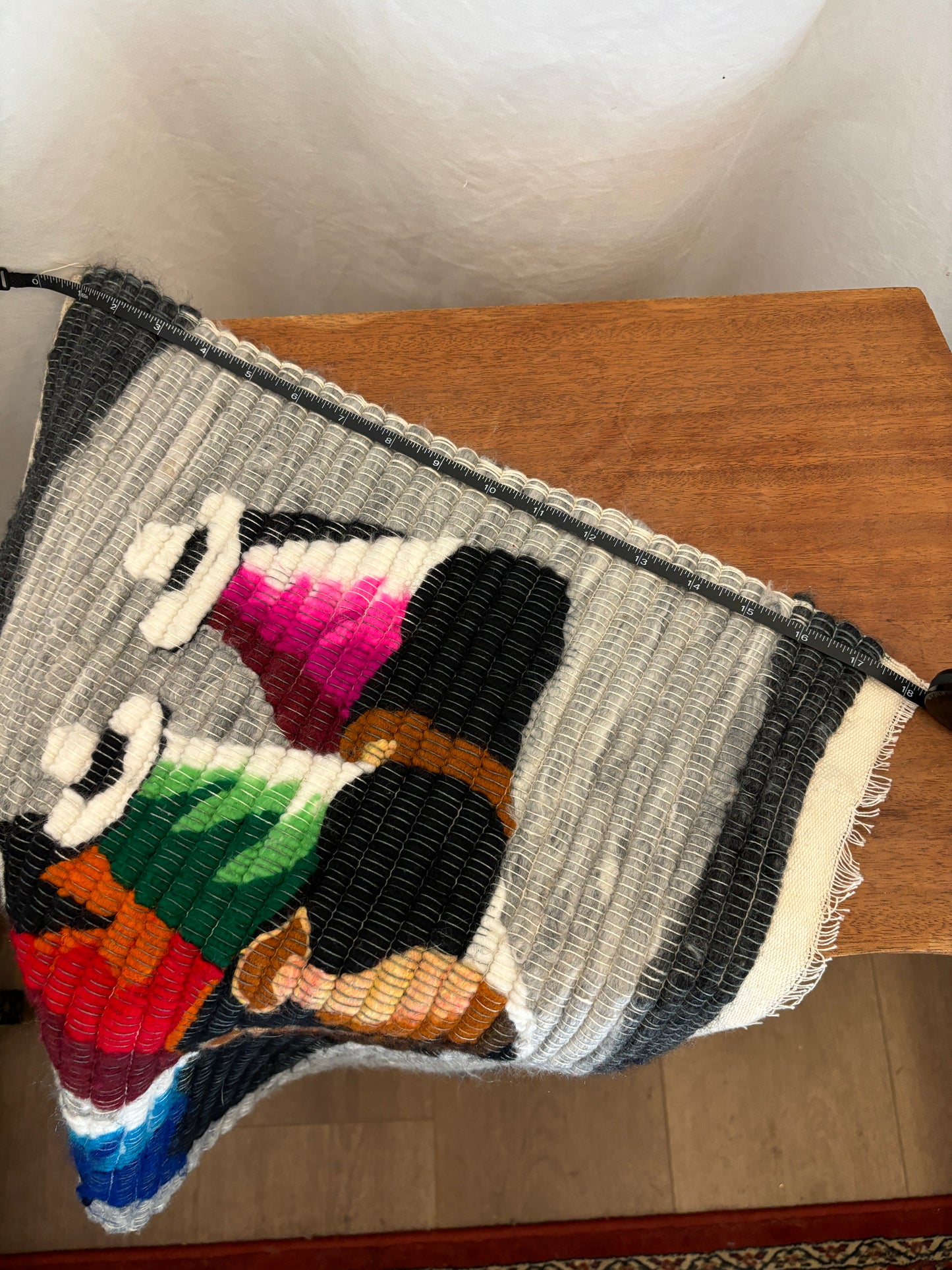 Folk Art Scene Handwoven