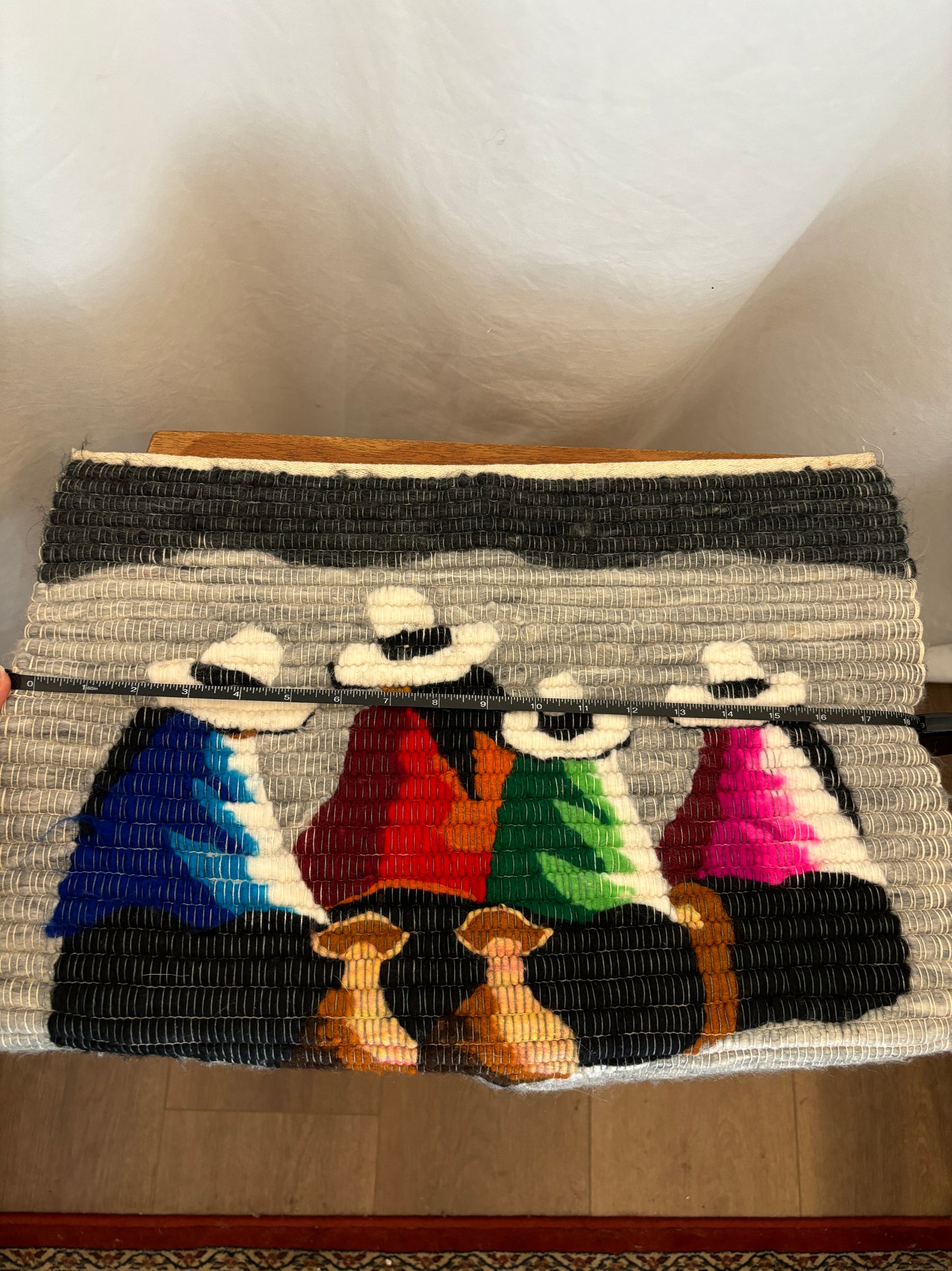 Folk Art Scene Handwoven